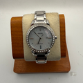 Seiko Solar V137-0G68 Ladies Mother of Pearl Crystal Bezel Watch Full Set- £100.00