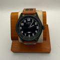Limit 1912 Aviation Style Pilot Watch 46mm Black Case Brown Leather Strap (Fully Tested and Working)- £28.00