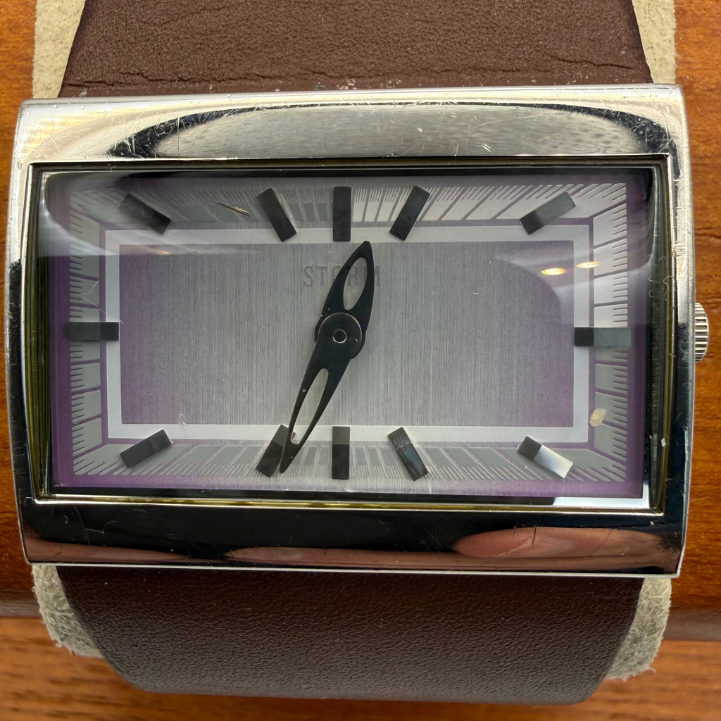 Storm Envy 11264 Wide Cuff Leather Strap Watch (Fully Tested and Working)- £35.00