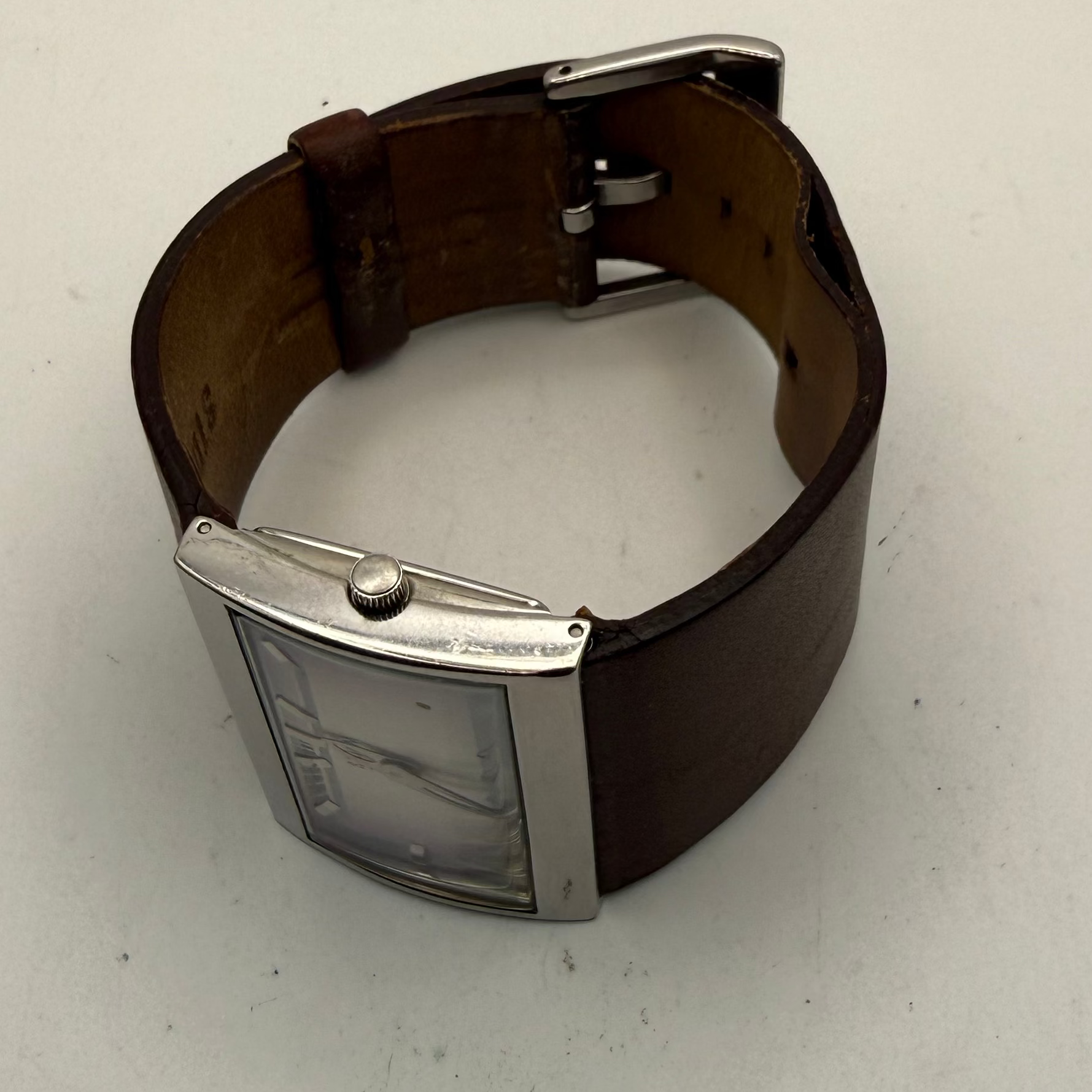 Storm Envy 11264 Wide Cuff Leather Strap Watch (Fully Tested and Working)- £35.00