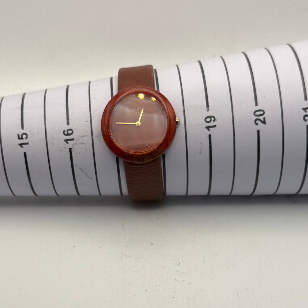 Tissot Woodwatch W150 Swiss Quartz Wooden Case Vintage 33mm Leather Strap (Fully Tested and Working)- £95.00