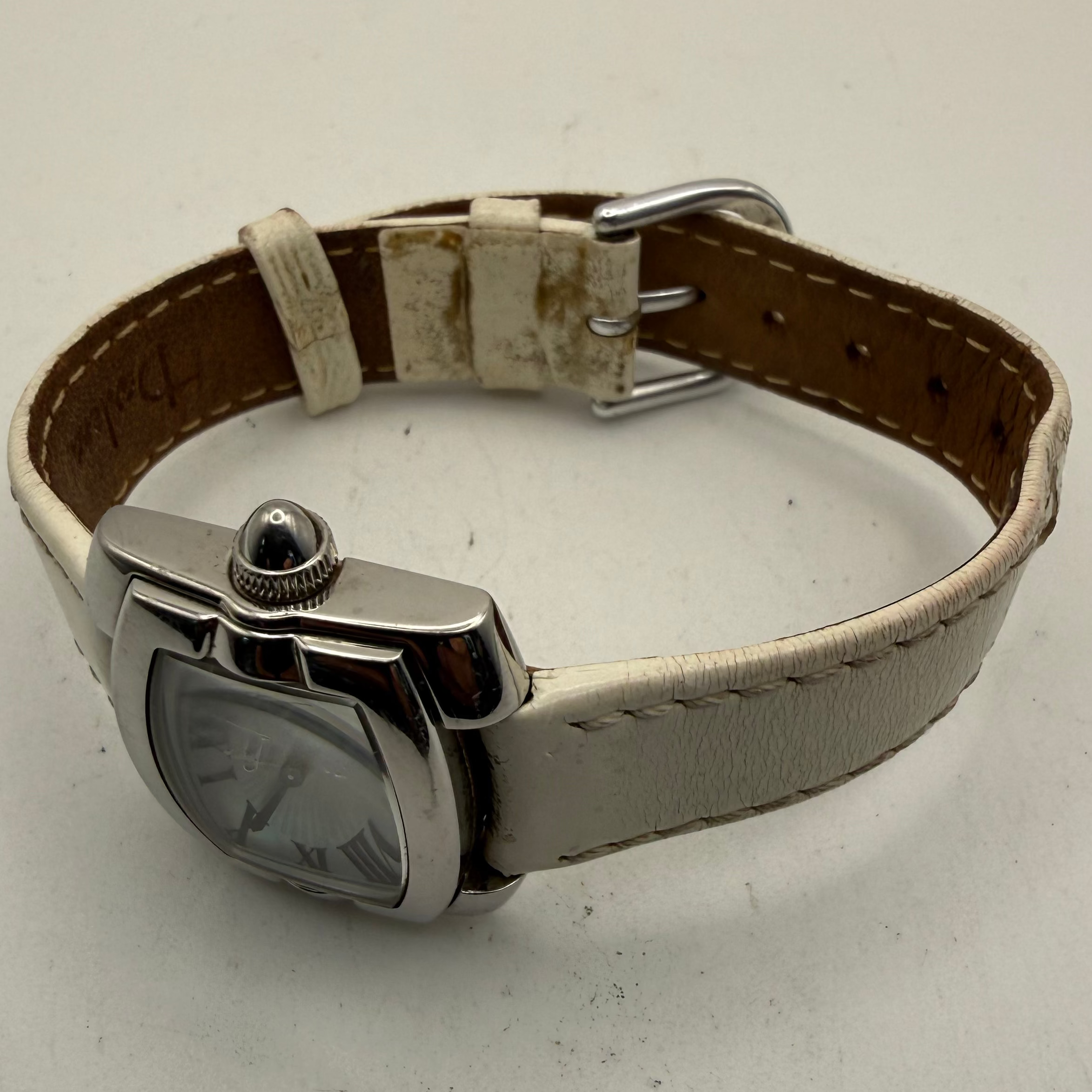 Citizen Eco-Drive Ladies Tank Watch White Dial Roman Numerals B023-S042718- £30.00