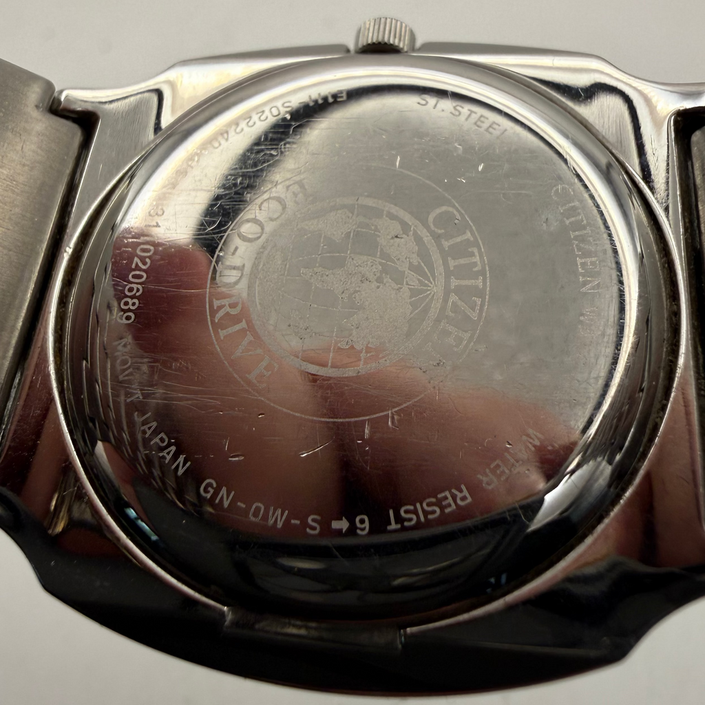 Citizen Eco-Drive Black Dial Stainless Steel Watch- £79.95