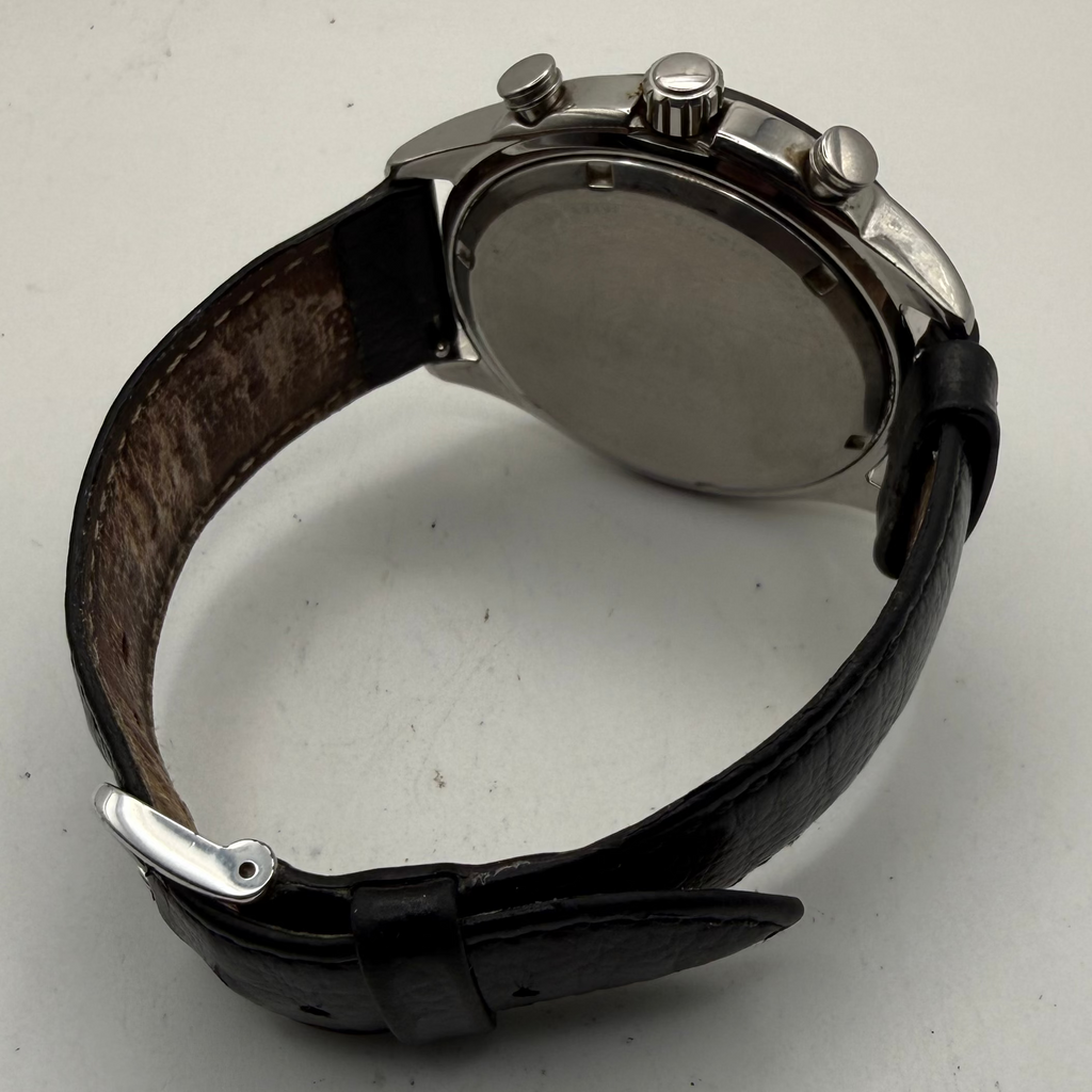 Citizen Eco-Drive Chronograph Black Dial Tachymeter Men's Watch 48mm (Fully Tested and Working)- £100.00