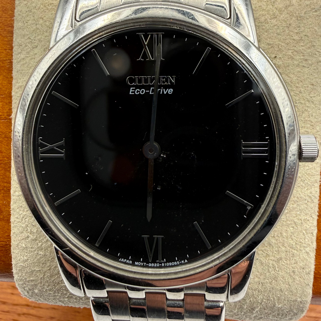 Citizen Eco-Drive G820 Slim Dress Watch – Black Dial – Sapphire Crystal- £89.99