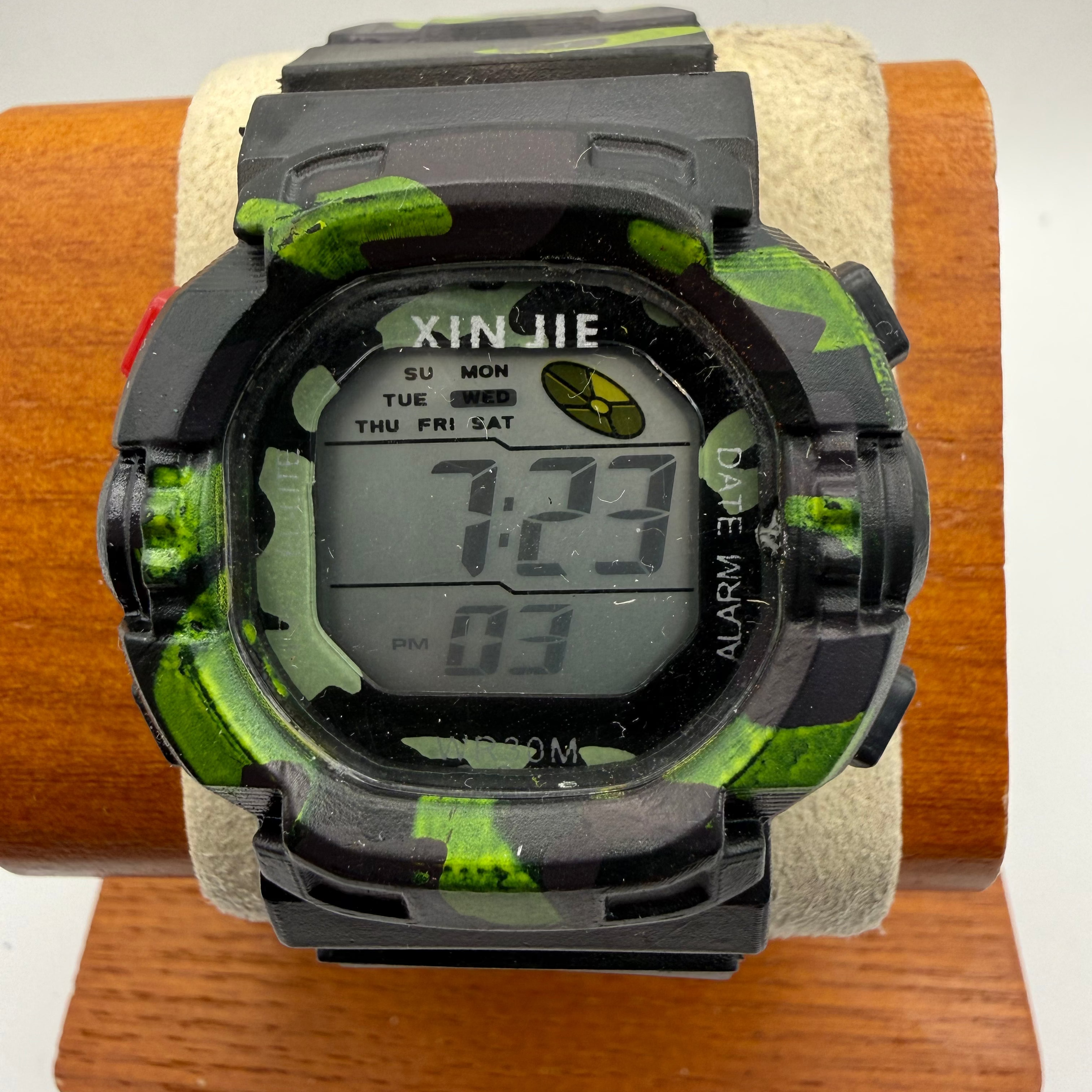 XINJIE Digital Camouflage Children's Youth Watch 39.5mm Black Green- £5.00