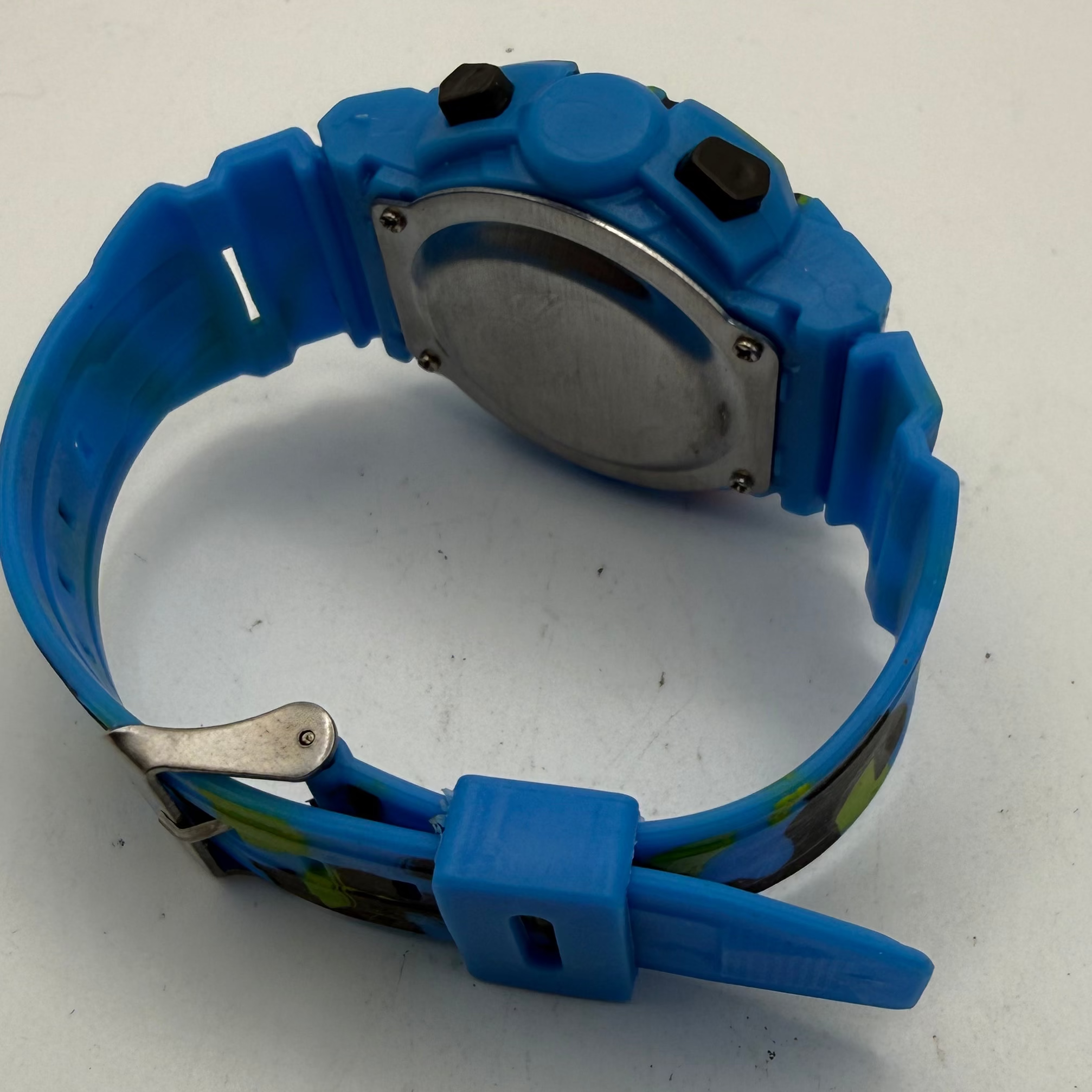 XINJIE Digital Camouflage Children's Youth Watch Blue Green 39.5mm- £5.00
