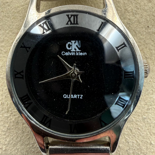 Calvin Klein CK Ladies Black Dial Mesh Bracelet Watch 27mm Quartz (- £25.00