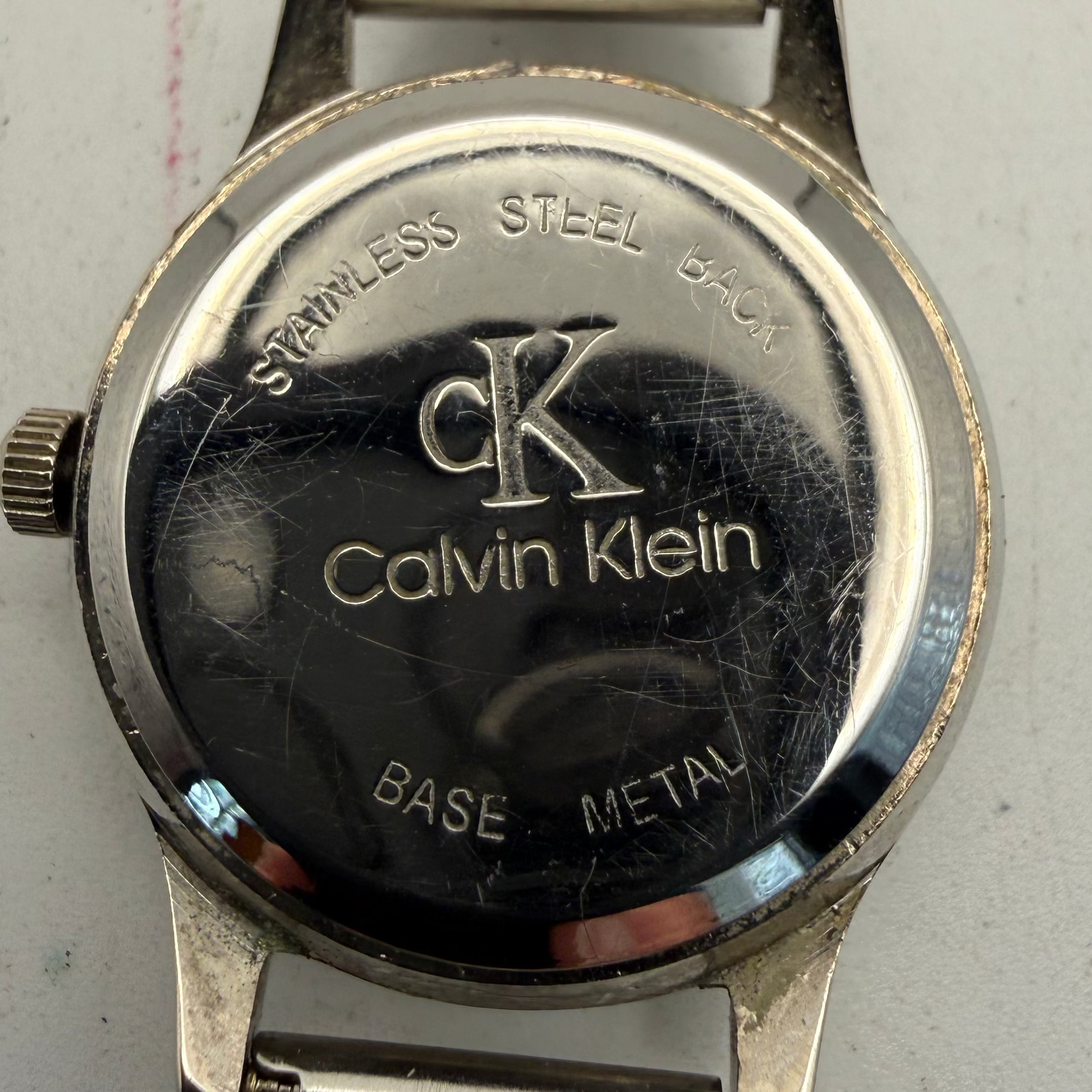 Calvin Klein CK Ladies Black Dial Mesh Bracelet Watch 27mm Quartz (- £25.00