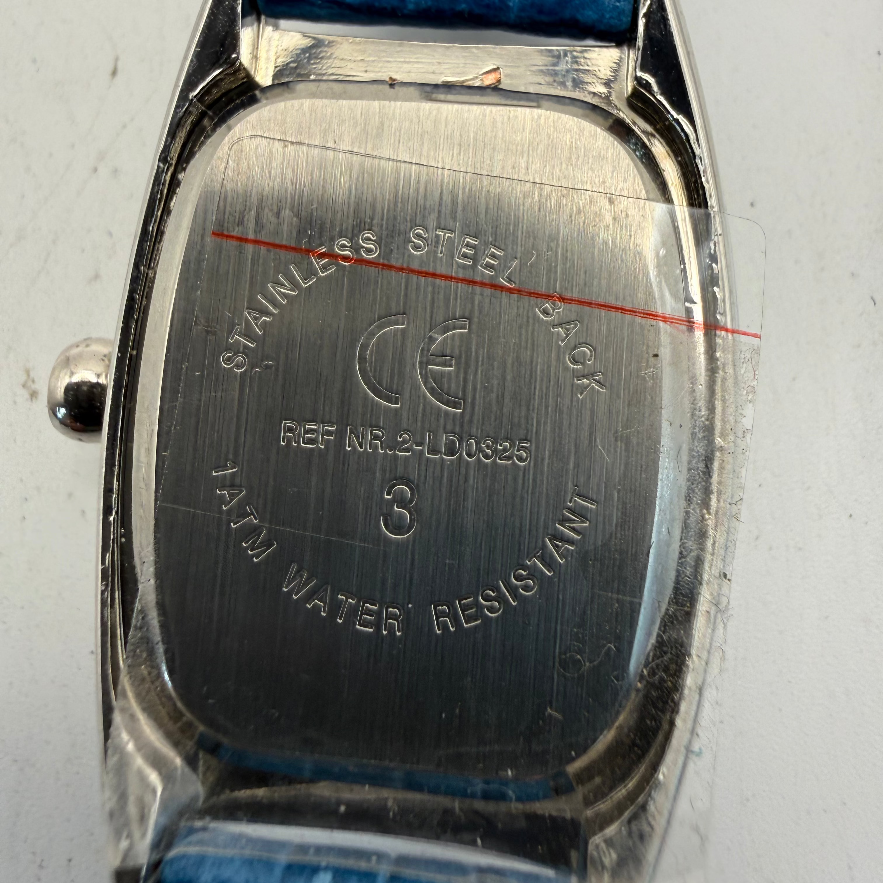 King Quartz Blue Dial Tonneau Ladies Watch 31mm Quartz New Old Stock (Fully Tested and Working)- £25.00
