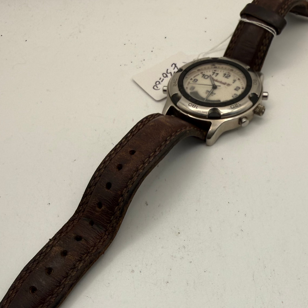 Timberland Indiglo 50M Alarm Watch – Brown Leather Strap- £29.95