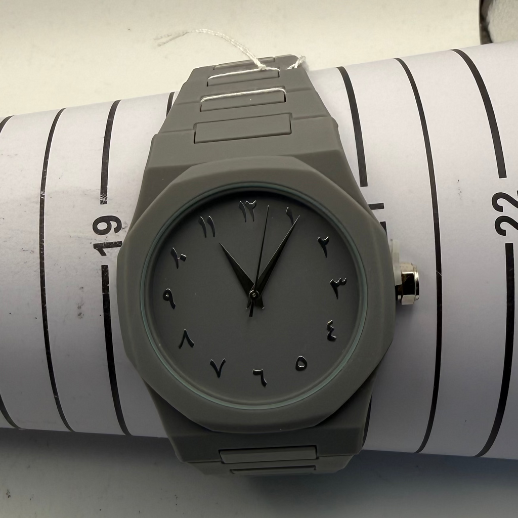 Minimalist Grey Arabic Dial Watch – Full Grey Bracelet – New in Box- £24.99