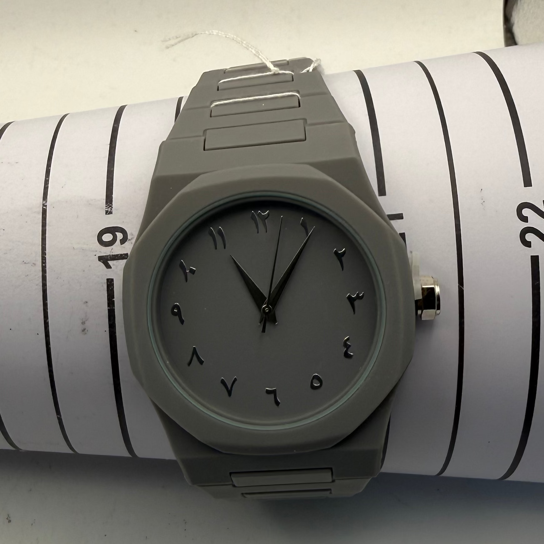 Minimalist Grey Arabic Dial Watch – Full Grey Bracelet – New in Box- £24.99