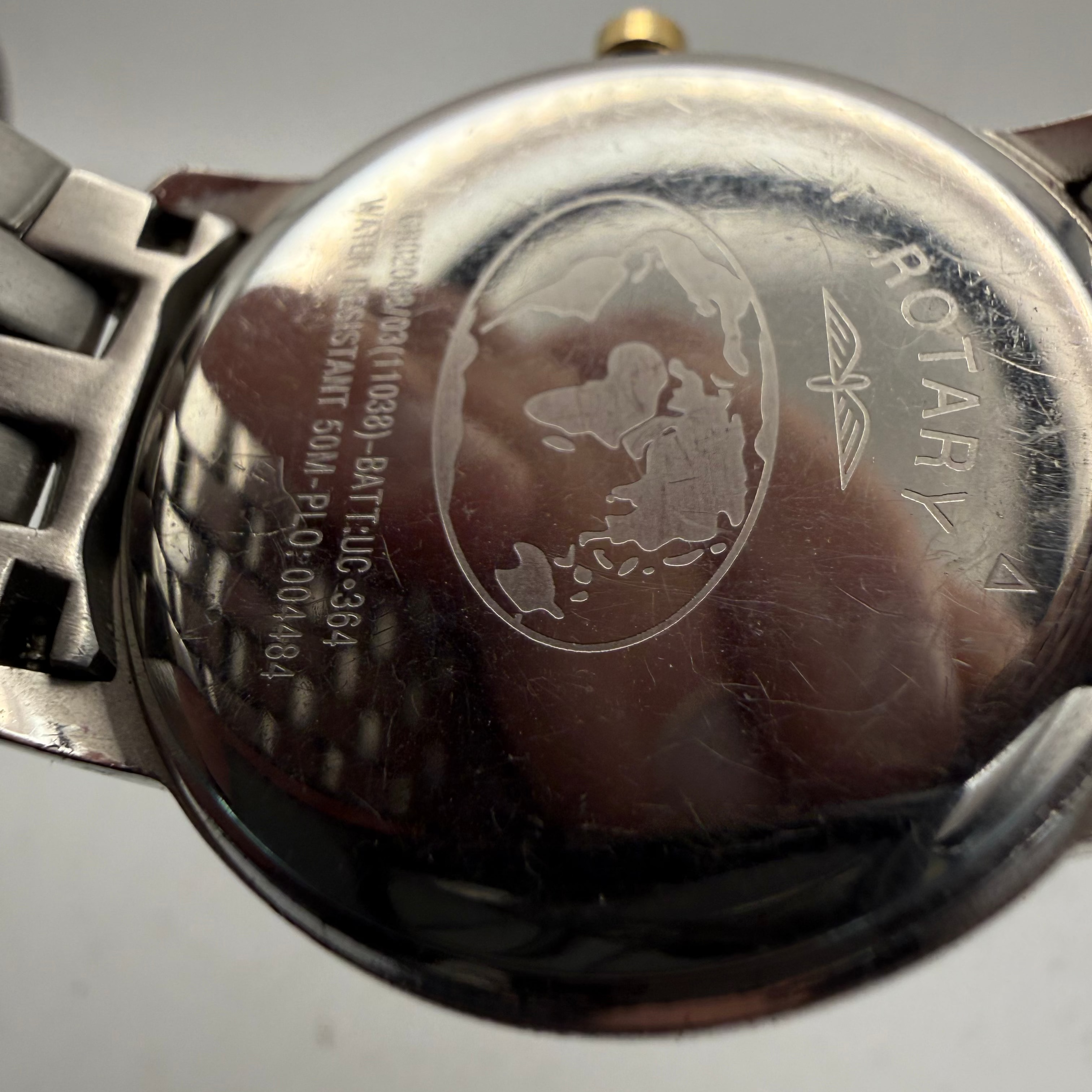 Rotary Two Tone Date Dial Men's Watch 36mm Bracelet Watch (Fully Tested and Working)- £45.00