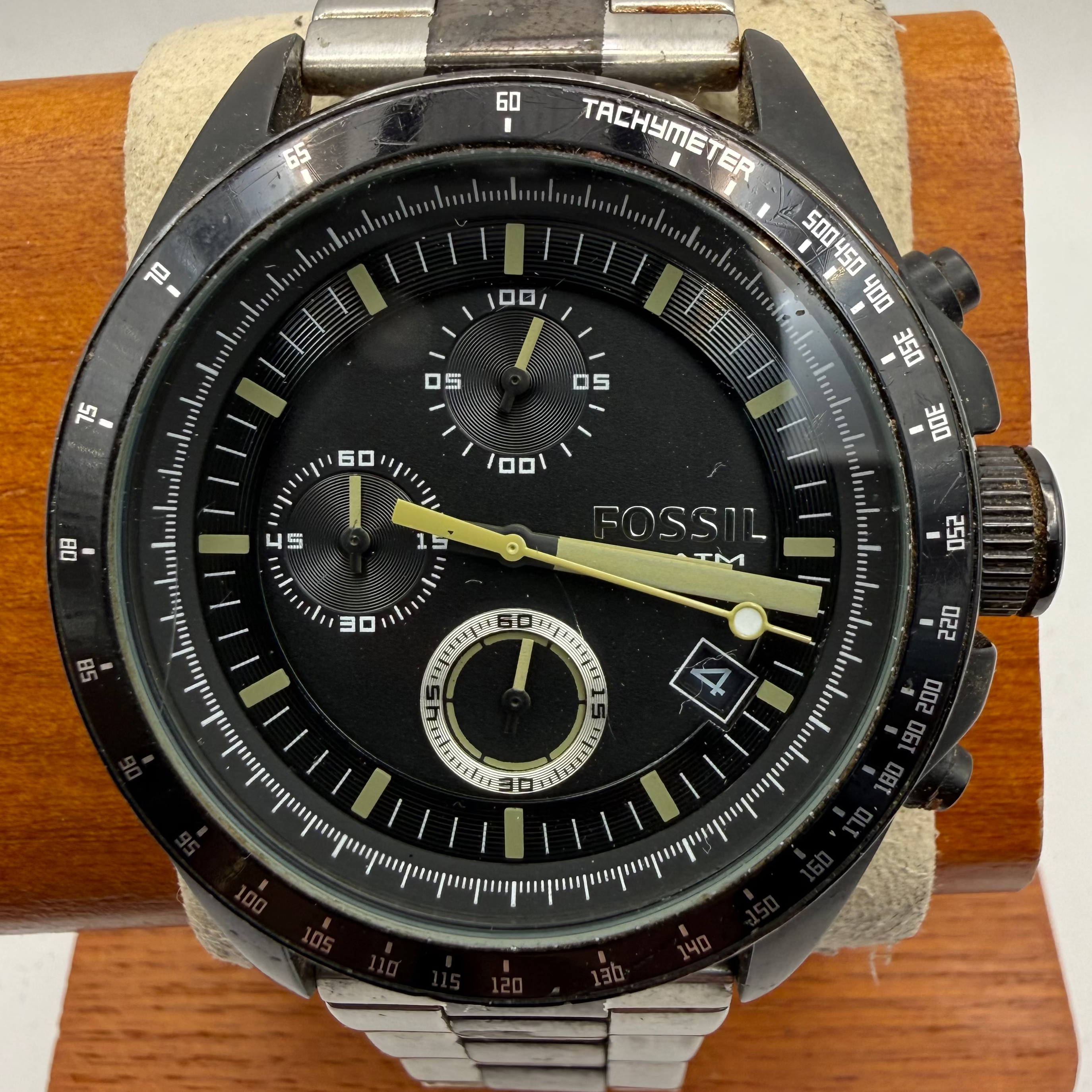 Fossil Chronograph Black Dial Men's Watch CH2887 47mm (Fully Tested and Working)- £50.00