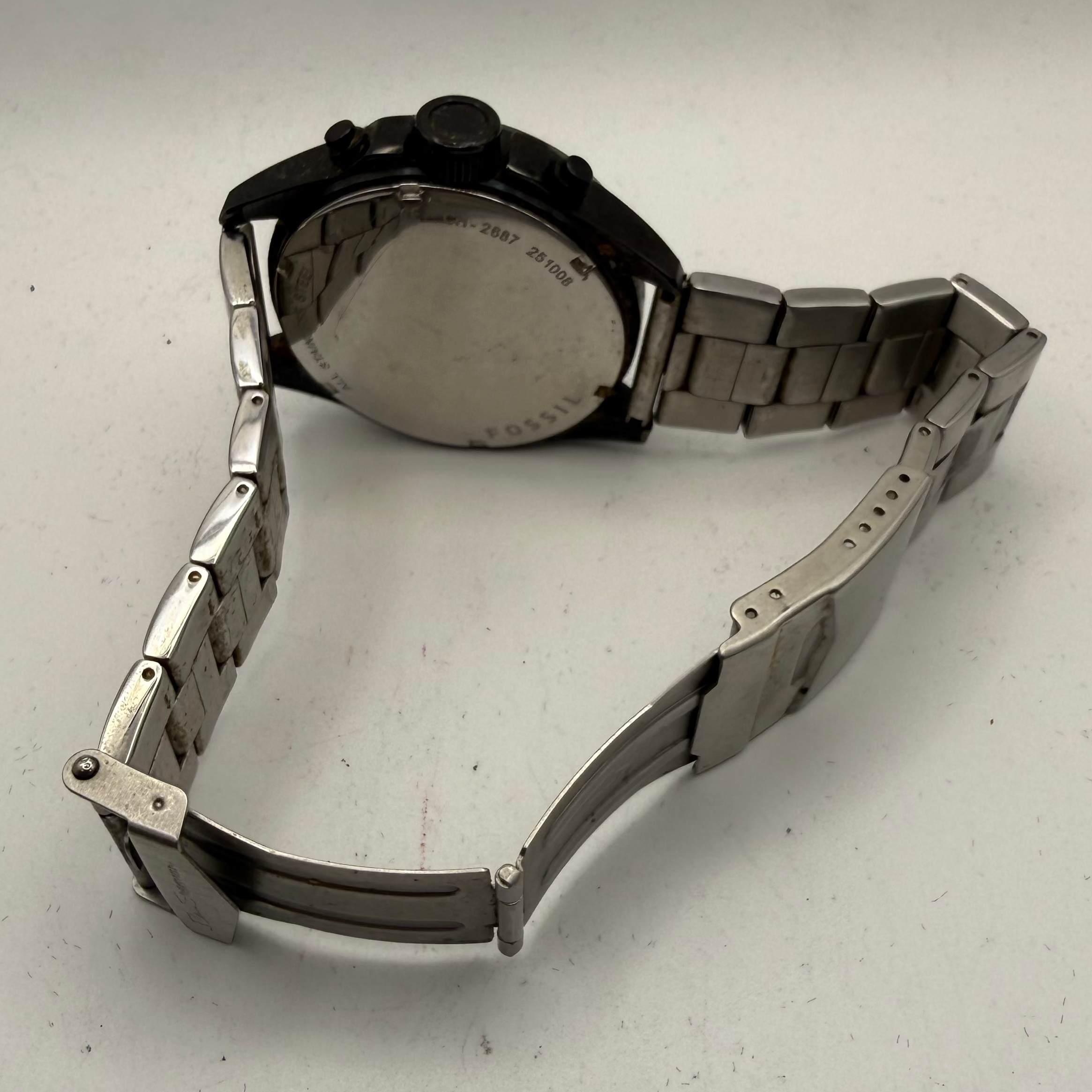 Fossil Chronograph Black Dial Men's Watch CH2887 47mm (Fully Tested and Working)- £50.00