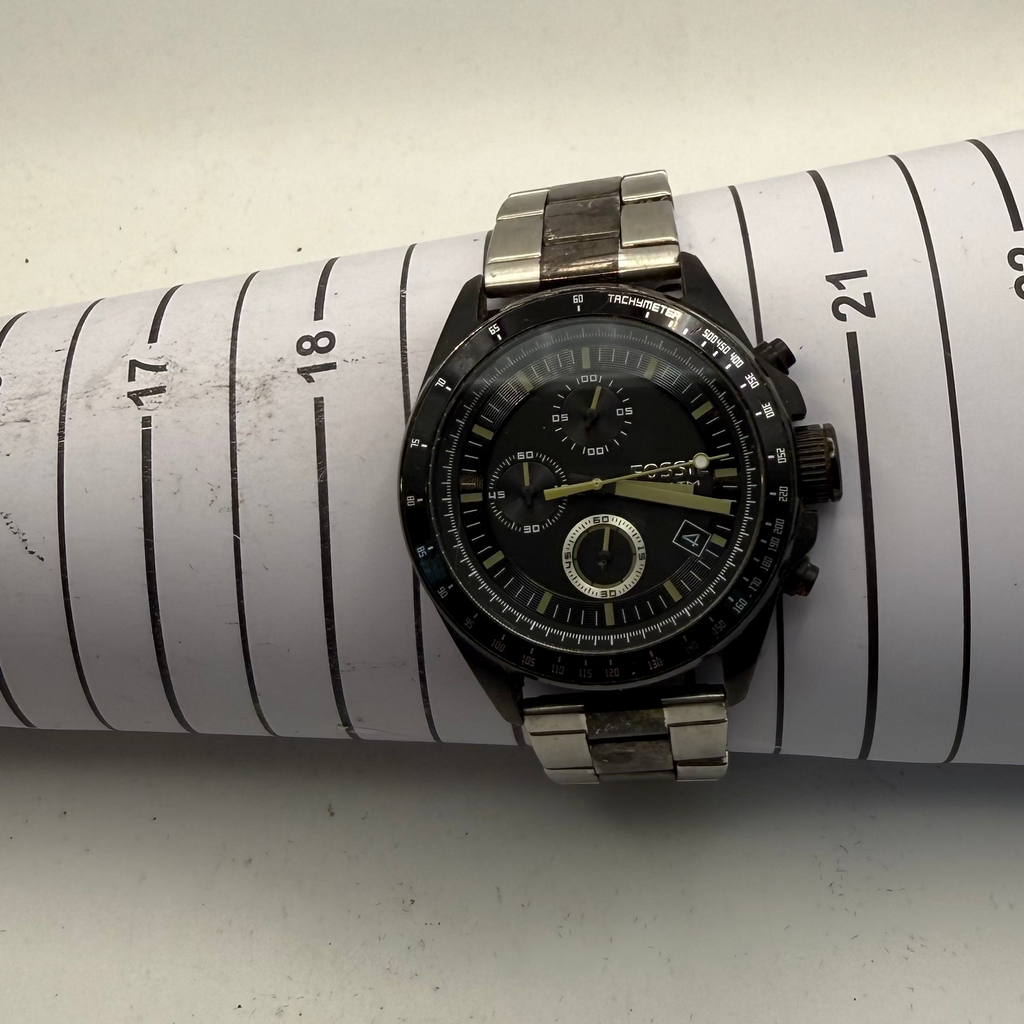 Fossil Chronograph Black Dial Men's Watch CH2887 47mm (Fully Tested and Working)- £50.00