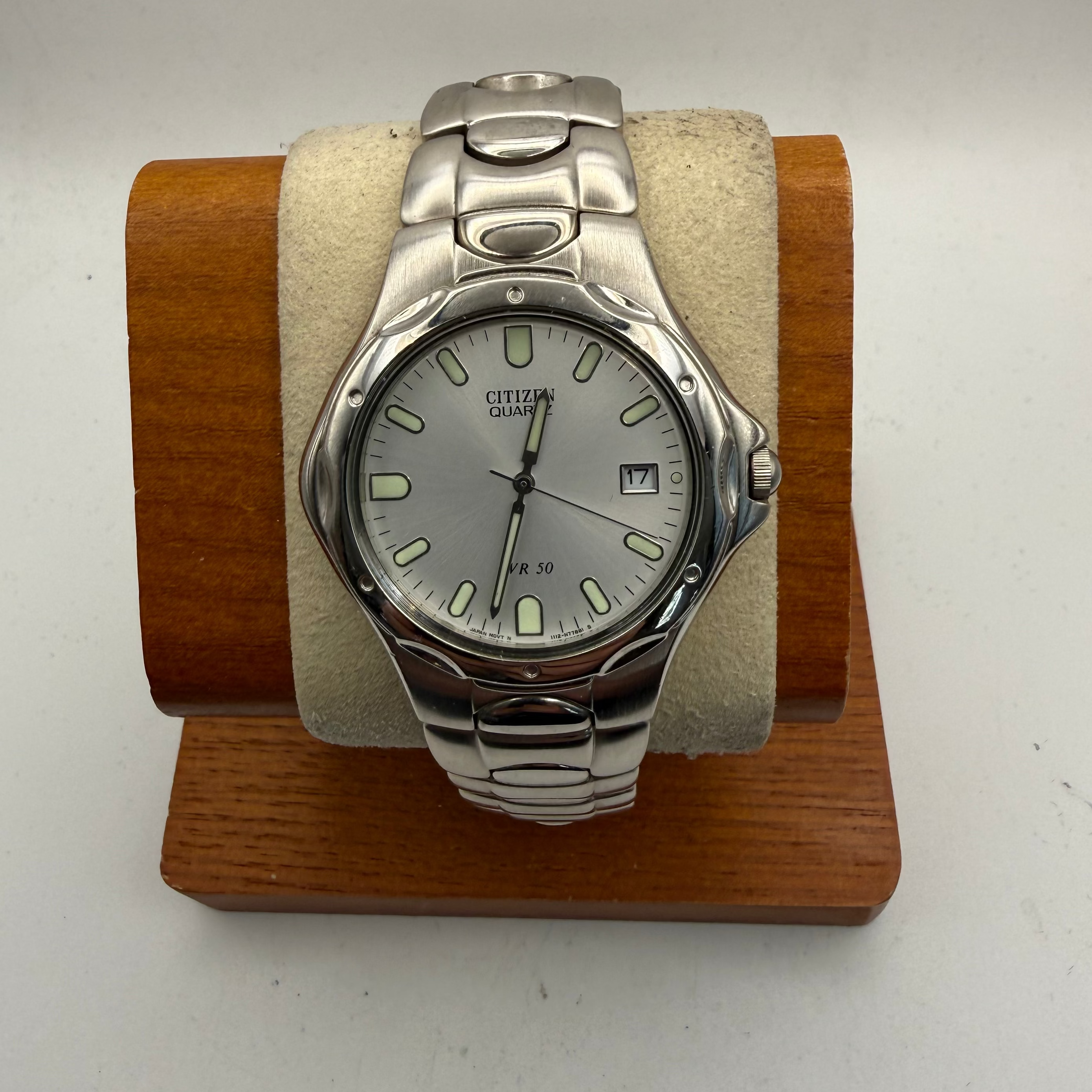 Citizen Quartz WR50 Silver Dial Stainless Steel Bracelet Watch 40mm (Fully Tested and Working)- £60.00