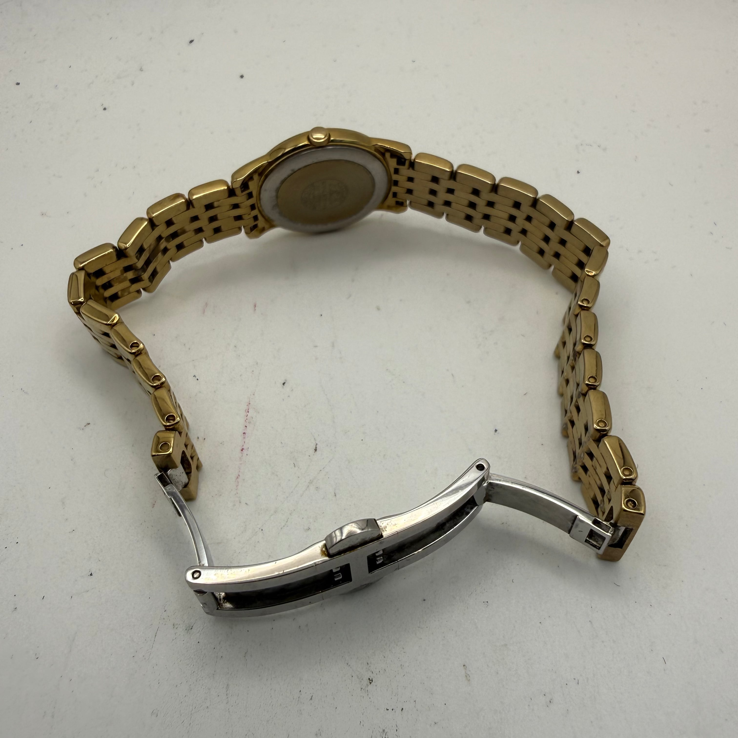 Citizen Eco-Drive Ladies Gold Tone Mother of Pearl Crystal Bezel Watch 24mm (Fully Tested and Working)- £30.00