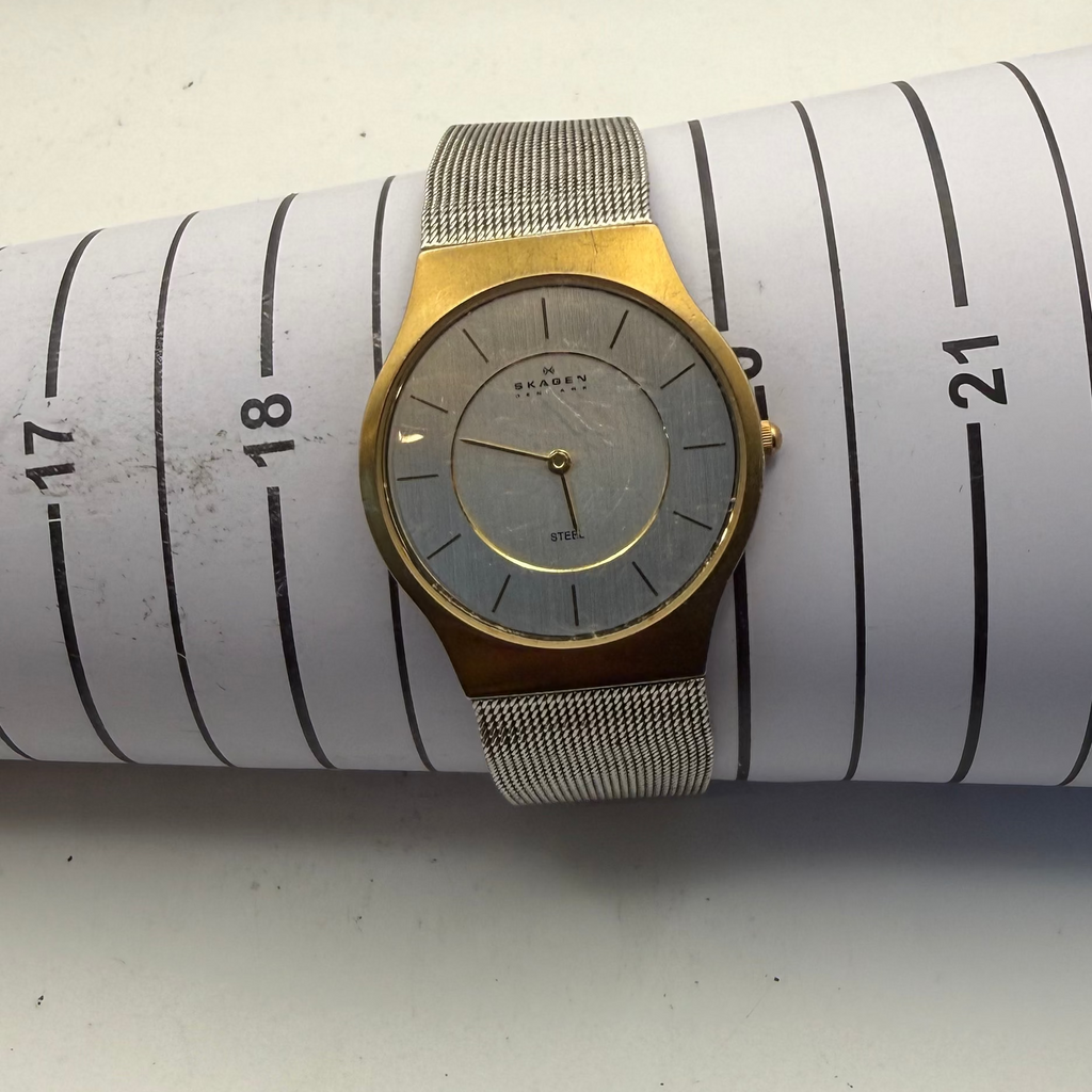 Skagen Denmark 233LGS Ultra Slim Mesh Bracelet Watch 36mm (Fully Tested and Working)- £15.00