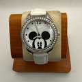 Disney Mickey Mouse Crystal Bezel White Dial Watch MK5596UK (Fully Tested and Working)-= £20.00
