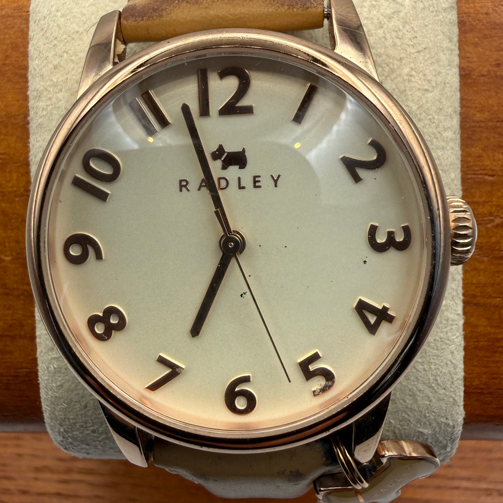 Radley London Ladies Rose Gold Tone Watch 37mm (Fully Tested and Working)- £18.00
