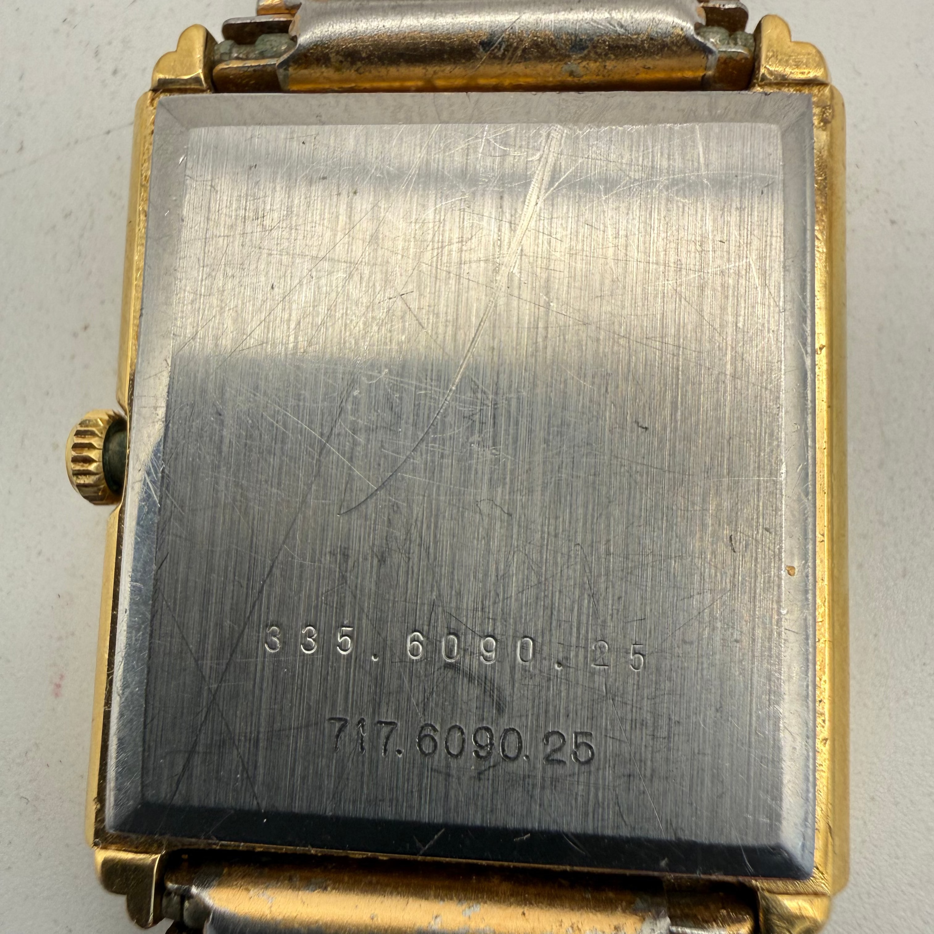 Eterna Florence Quartz Swiss Made Vintage Gold Tone Tank Watch 27mm (Fully Tested and Working)- £40.00