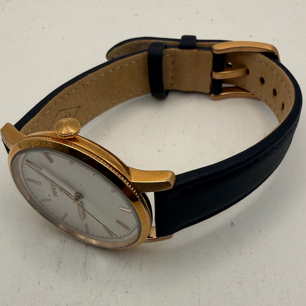 Fossil Minimalist Rose Gold Tone White Dial Ladies Watch 36mm (Fully Tested and Working)- £25.00