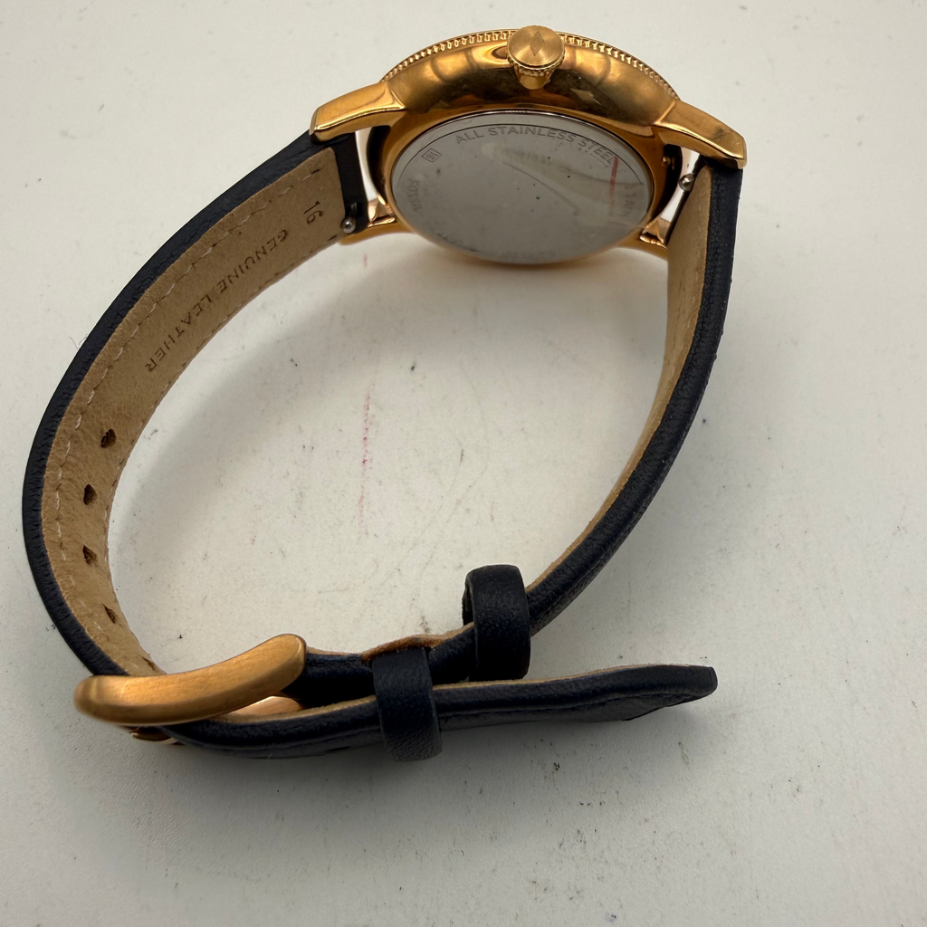 Fossil Minimalist Rose Gold Tone White Dial Ladies Watch 36mm (Fully Tested and Working)- £25.00