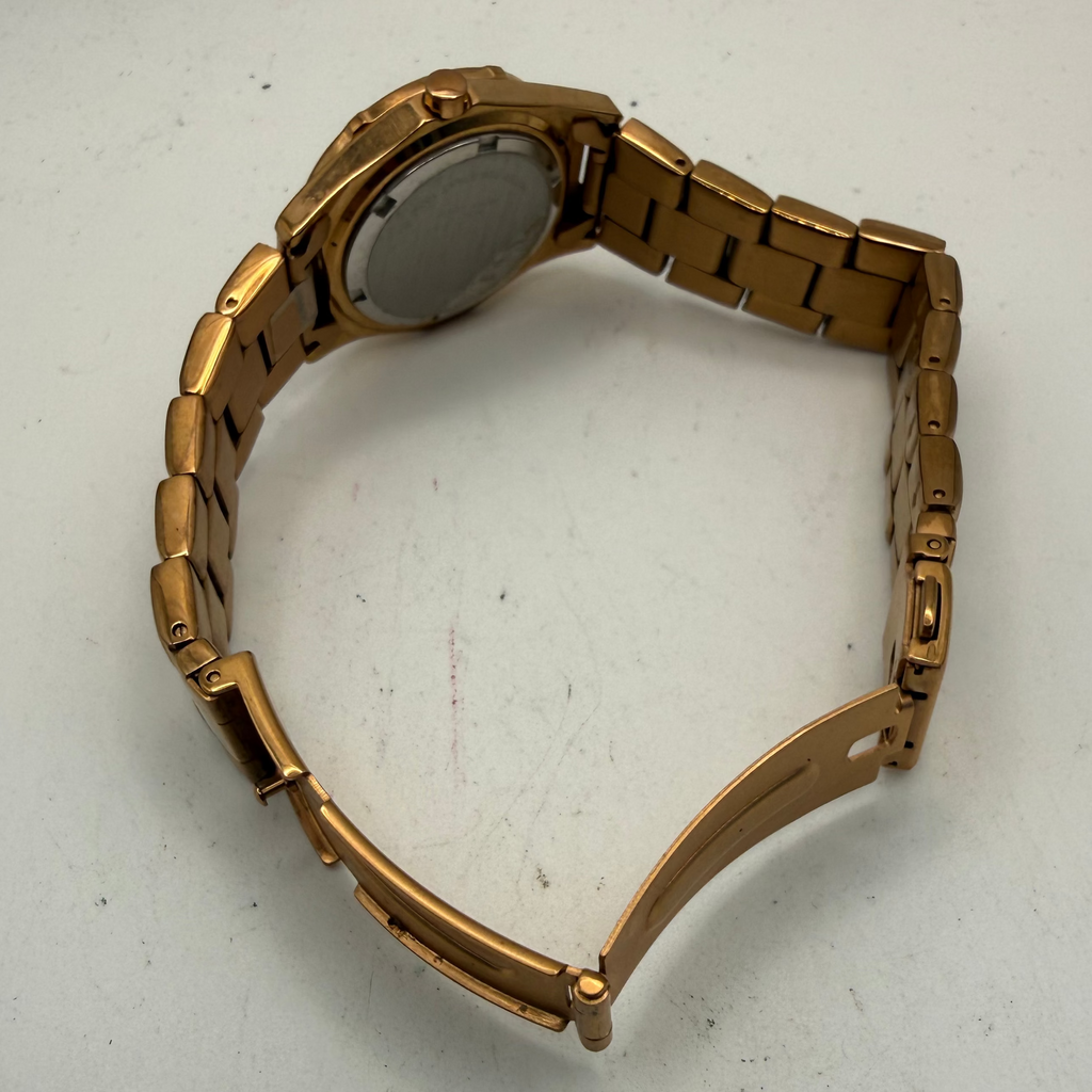 Accurist Ladies Rose Gold Tone Crystal Bezel Watch (Fully Tested and Working)- £25.00