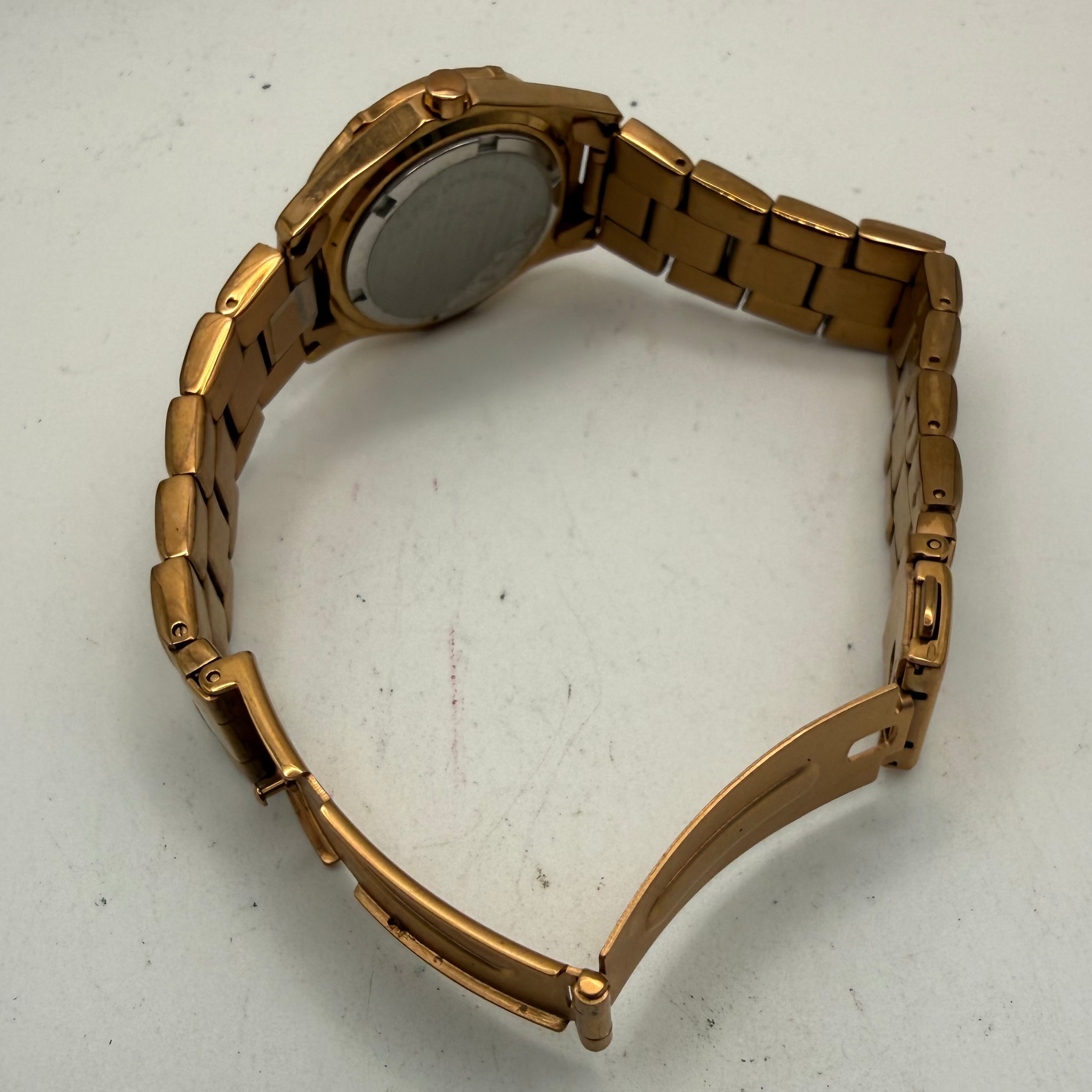 Accurist Ladies Rose Gold Tone Crystal Bezel Watch (Fully Tested and Working)- £25.00