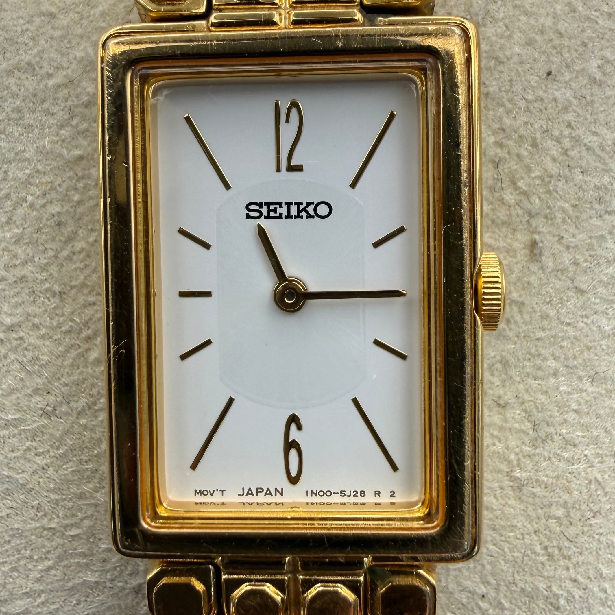 Seiko Ladies Gold Tone Dress Watch 1N00-6P80 (Fully Tested and Working)- £35.00