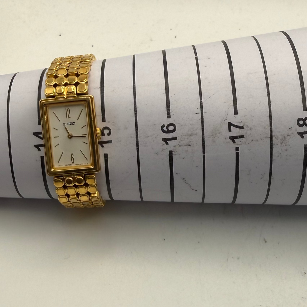 Seiko Ladies Gold Tone Dress Watch 1N00-6P80 (Fully Tested and Working)- £35.00
