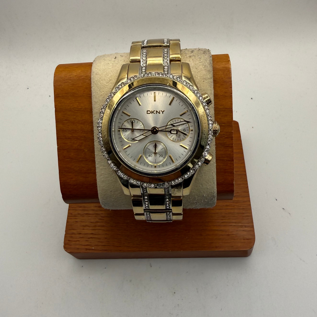 DKNY Crystal Bezel Chronograph Ladies Watch (Fully Tested and Working)- £15.00