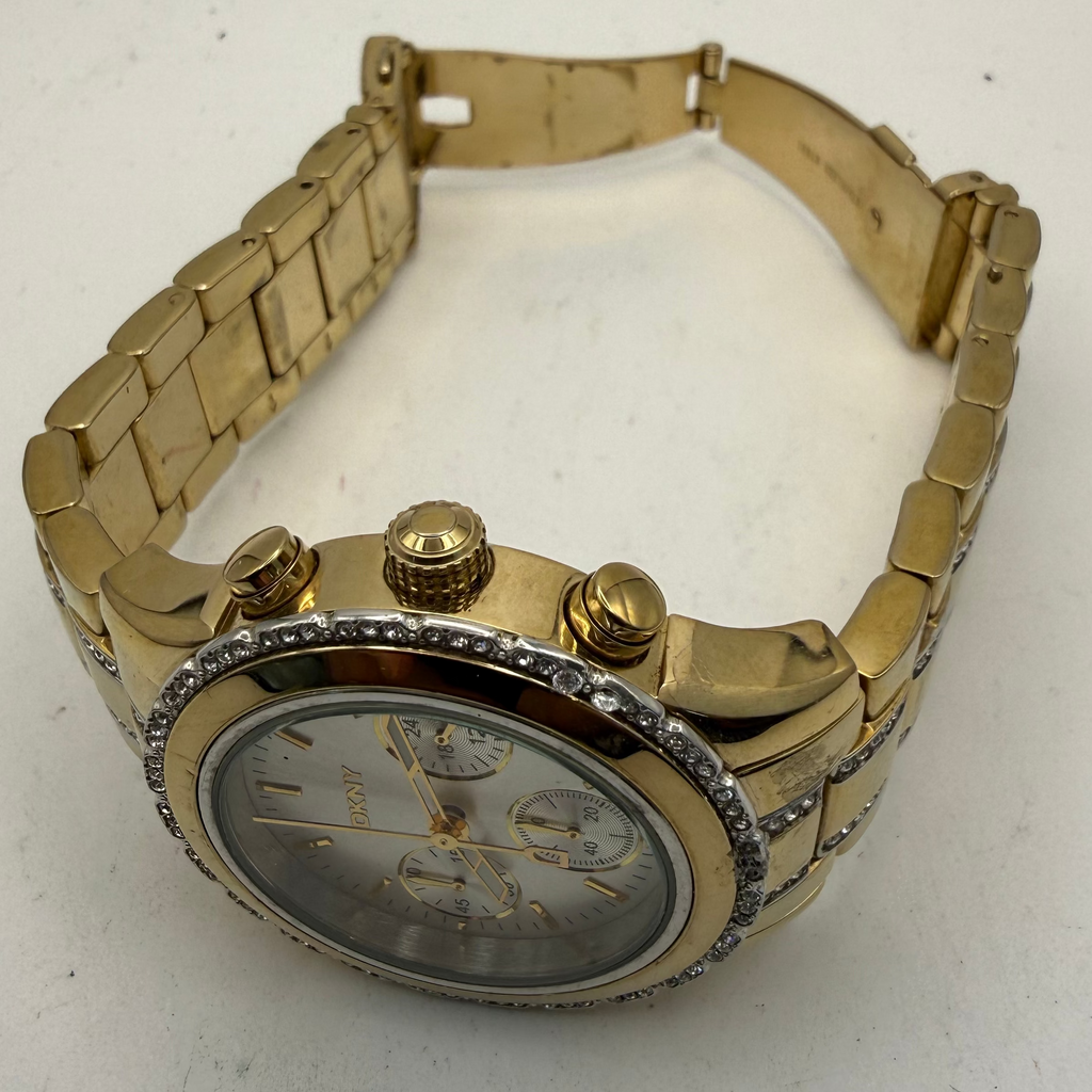 DKNY Crystal Bezel Chronograph Ladies Watch (Fully Tested and Working)- £15.00
