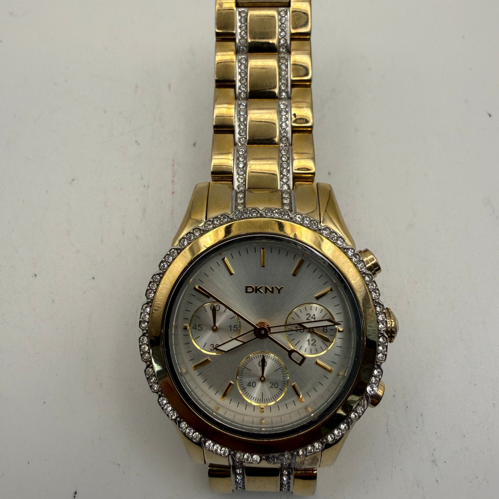 DKNY Crystal Bezel Chronograph Ladies Watch (Fully Tested and Working)- £15.00