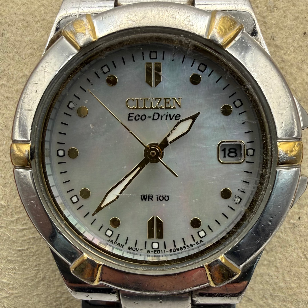 Citizen Eco-Drive WR100 Two-Tone Ladies Watch (Fully Tested and Working)- £35.00