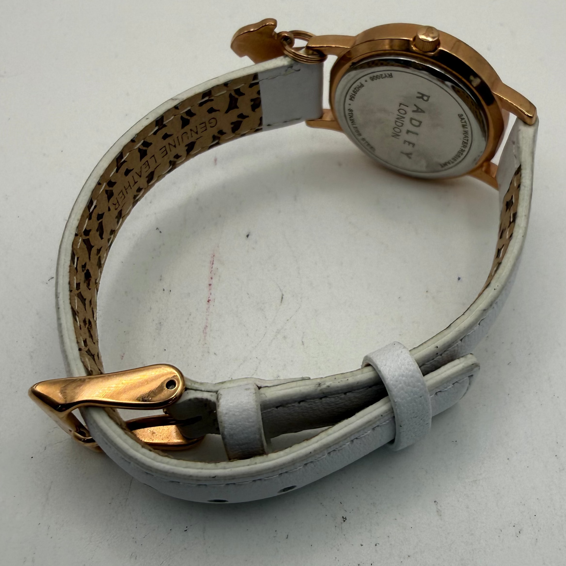Radley London Ladies Watch White Strap (Fully Tested and Working)- £25.00