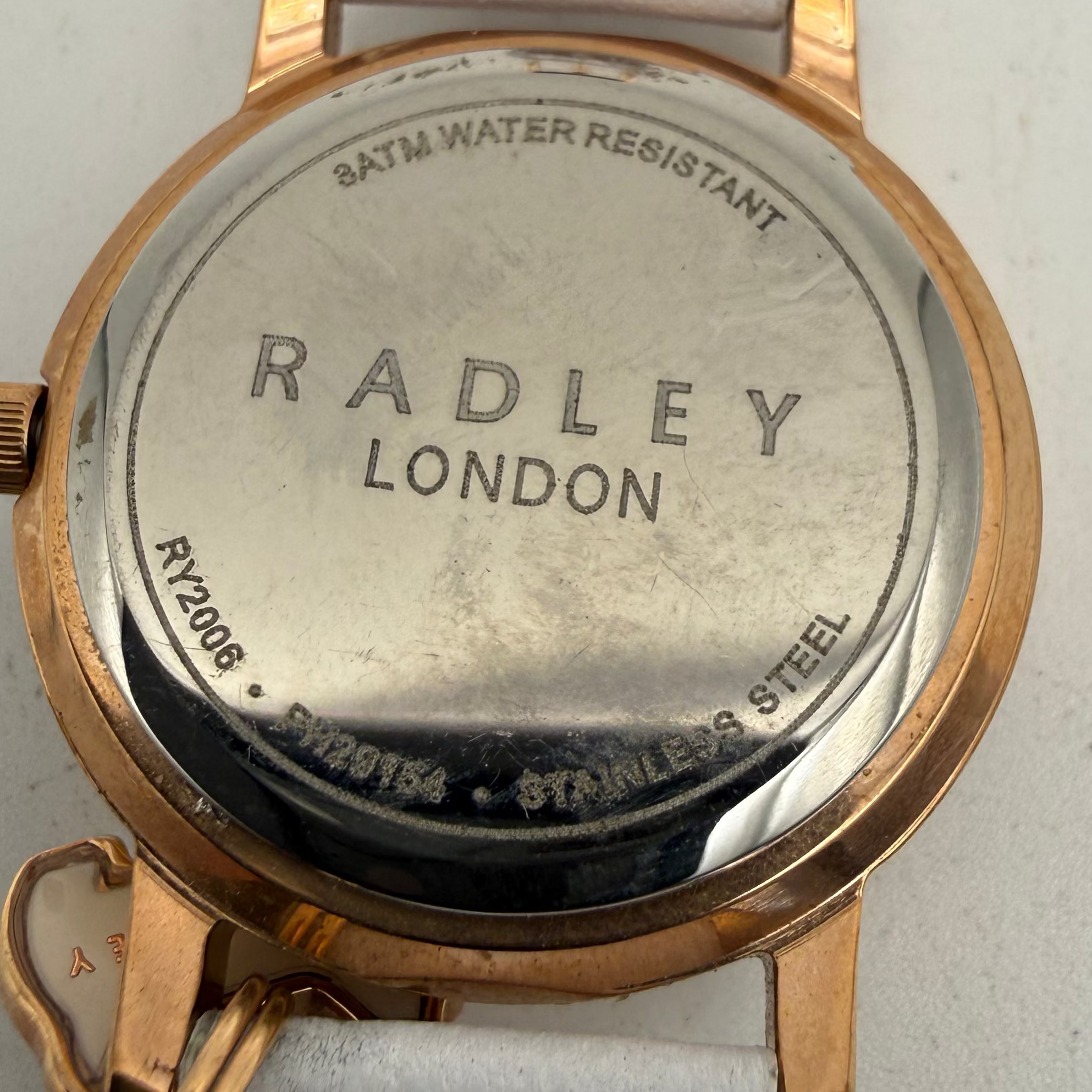Radley London Ladies Watch White Strap (Fully Tested and Working)- £25.00