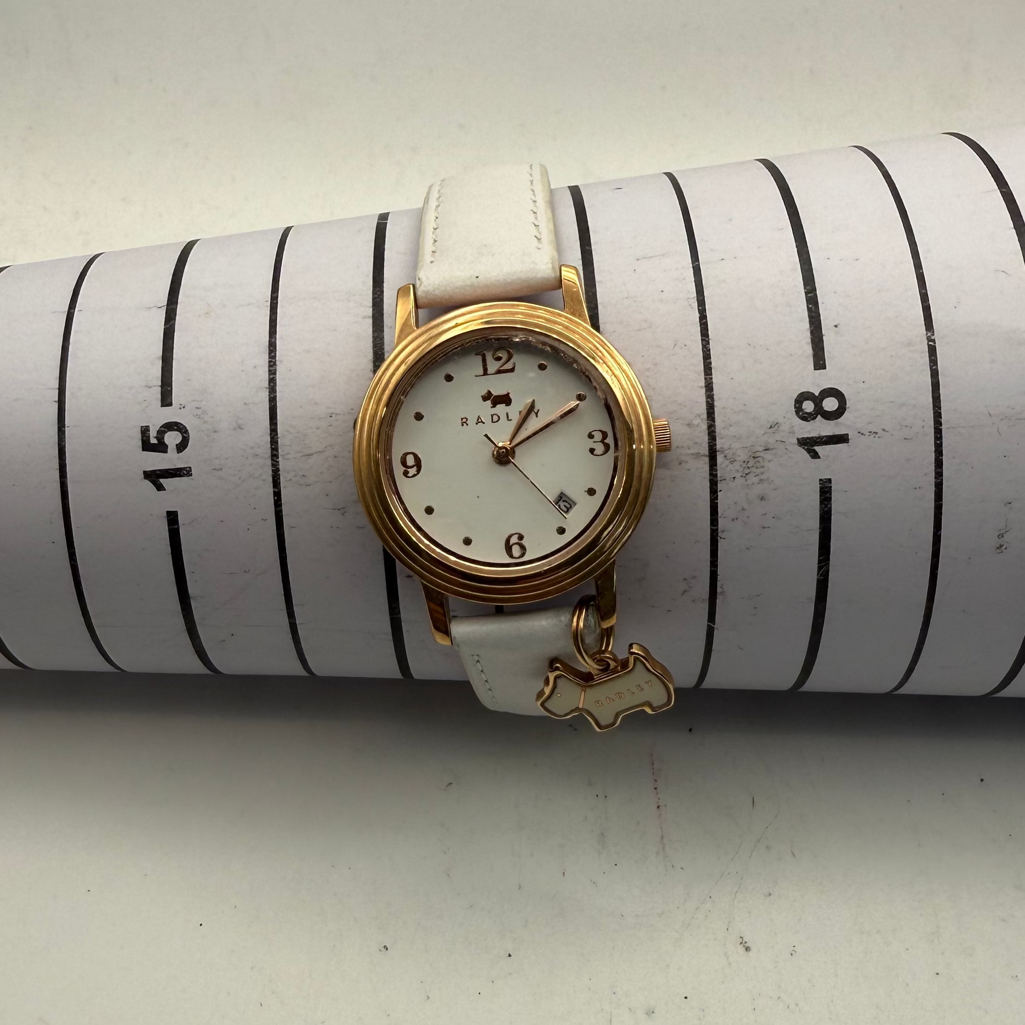 Radley London Ladies Watch White Strap (Fully Tested and Working)- £25.00