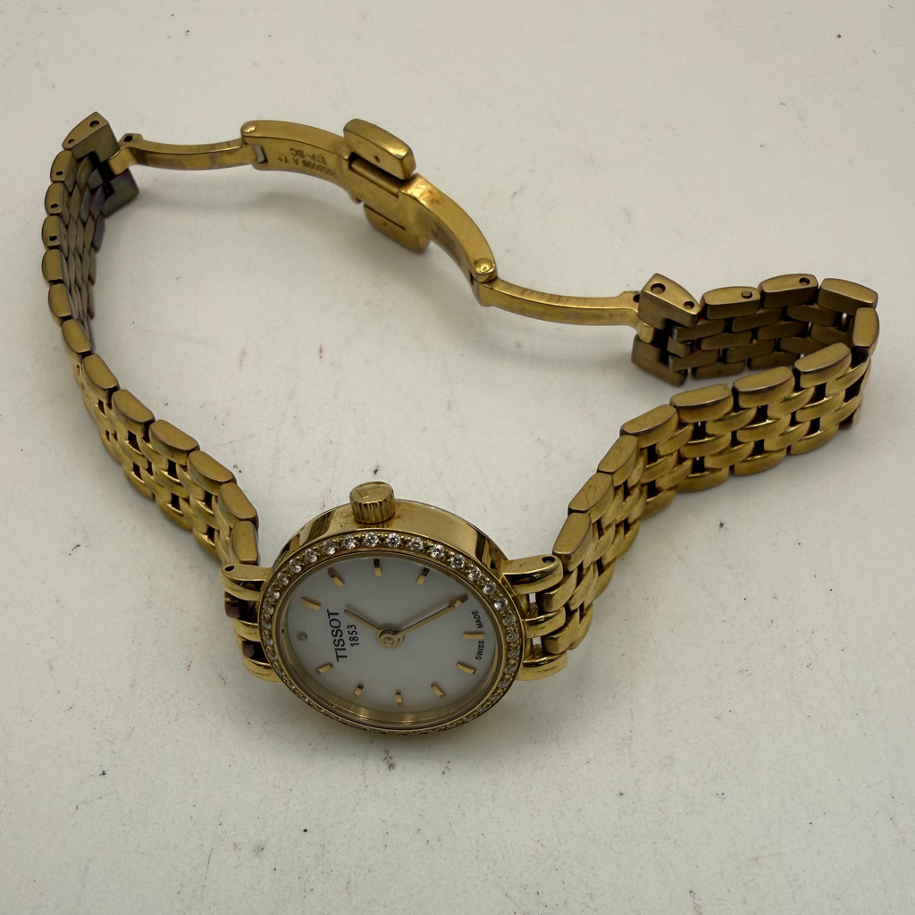 Tissot Ladies Diamond Bezel Gold Tone Watch (Fully Tested and Working)- £55.00