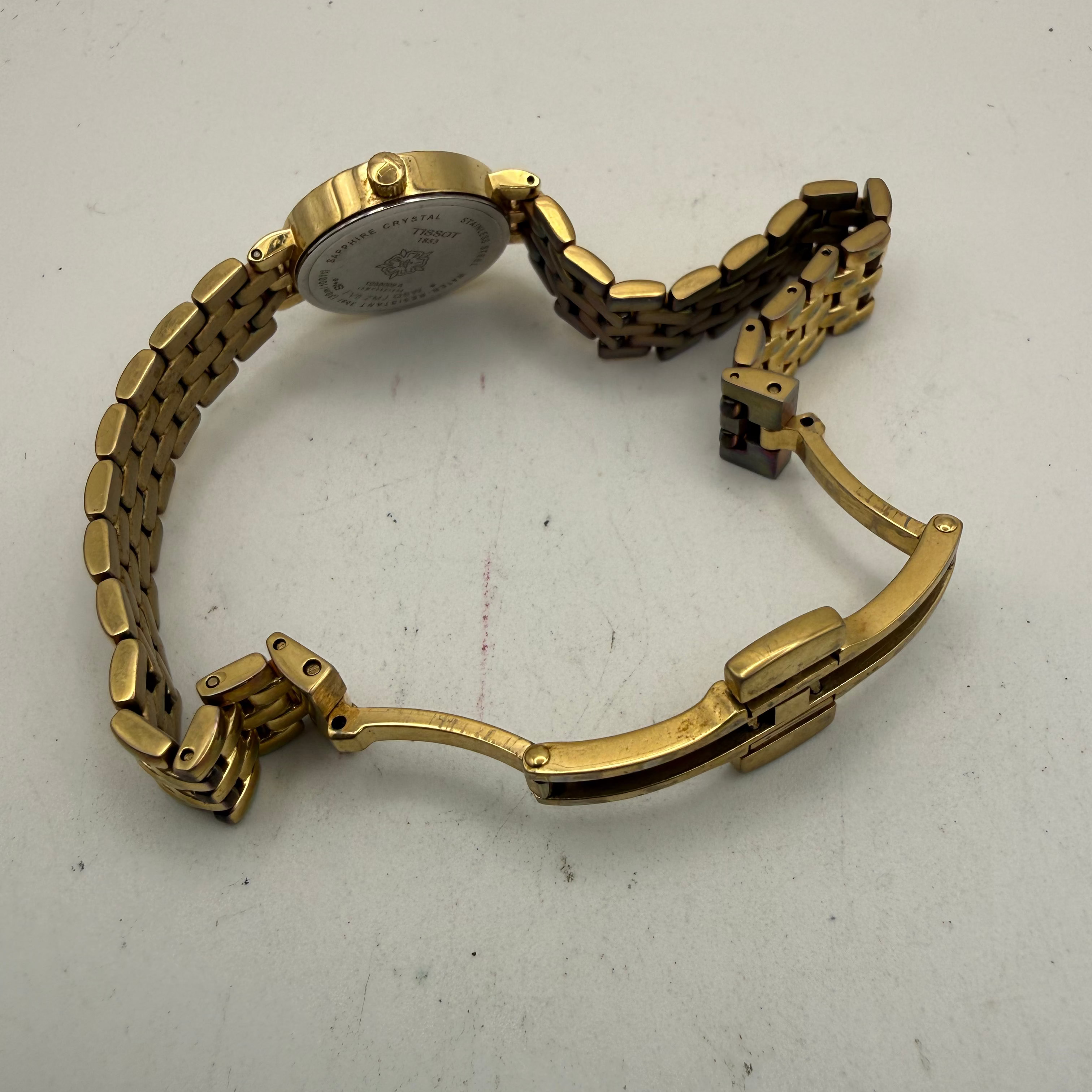 Tissot Ladies Diamond Bezel Gold Tone Watch (Fully Tested and Working)- £55.00