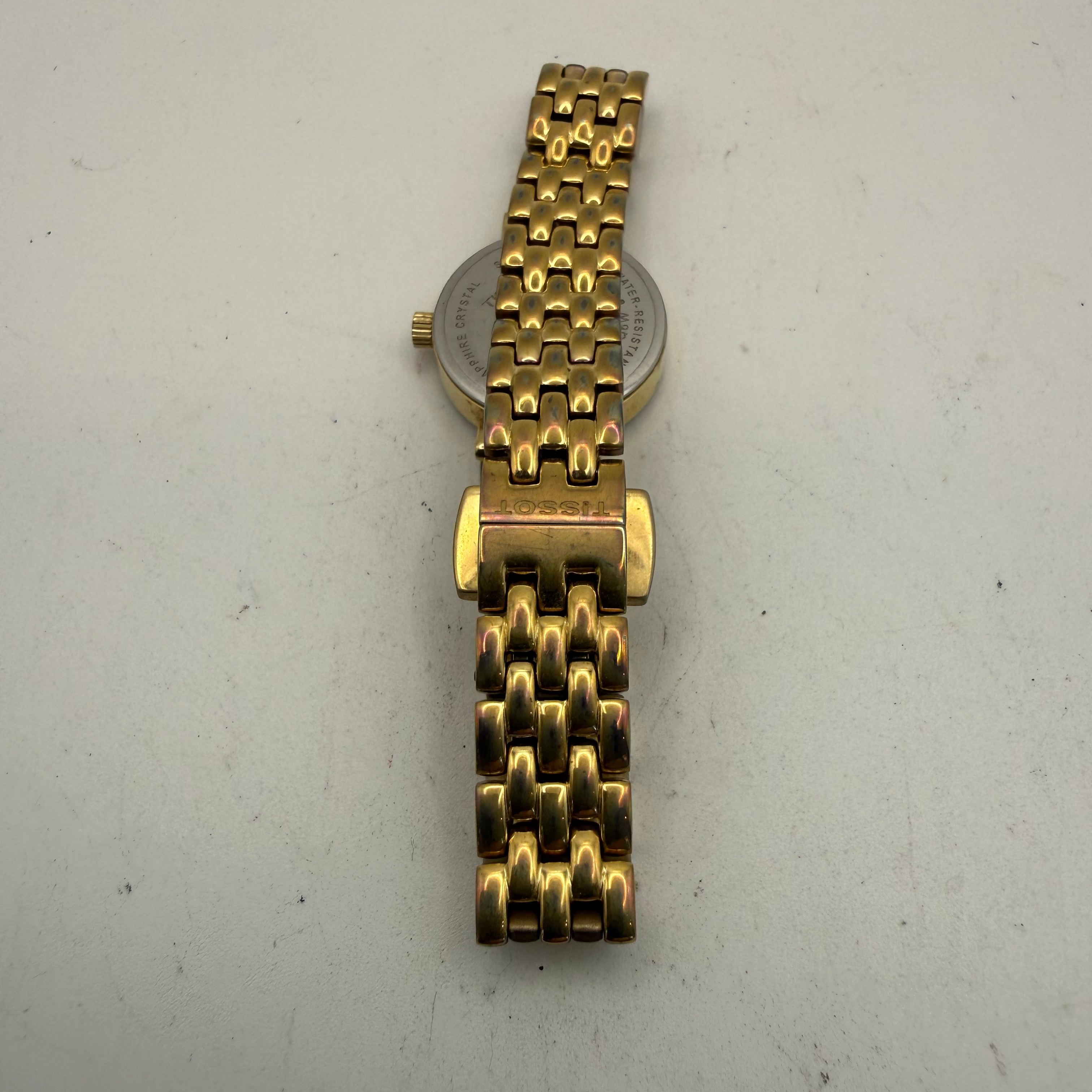 Tissot Ladies Diamond Bezel Gold Tone Watch (Fully Tested and Working)- £55.00