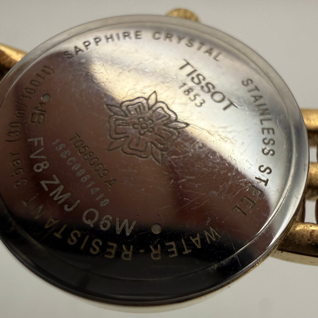 Tissot Ladies Diamond Bezel Gold Tone Watch (Fully Tested and Working)- £55.00