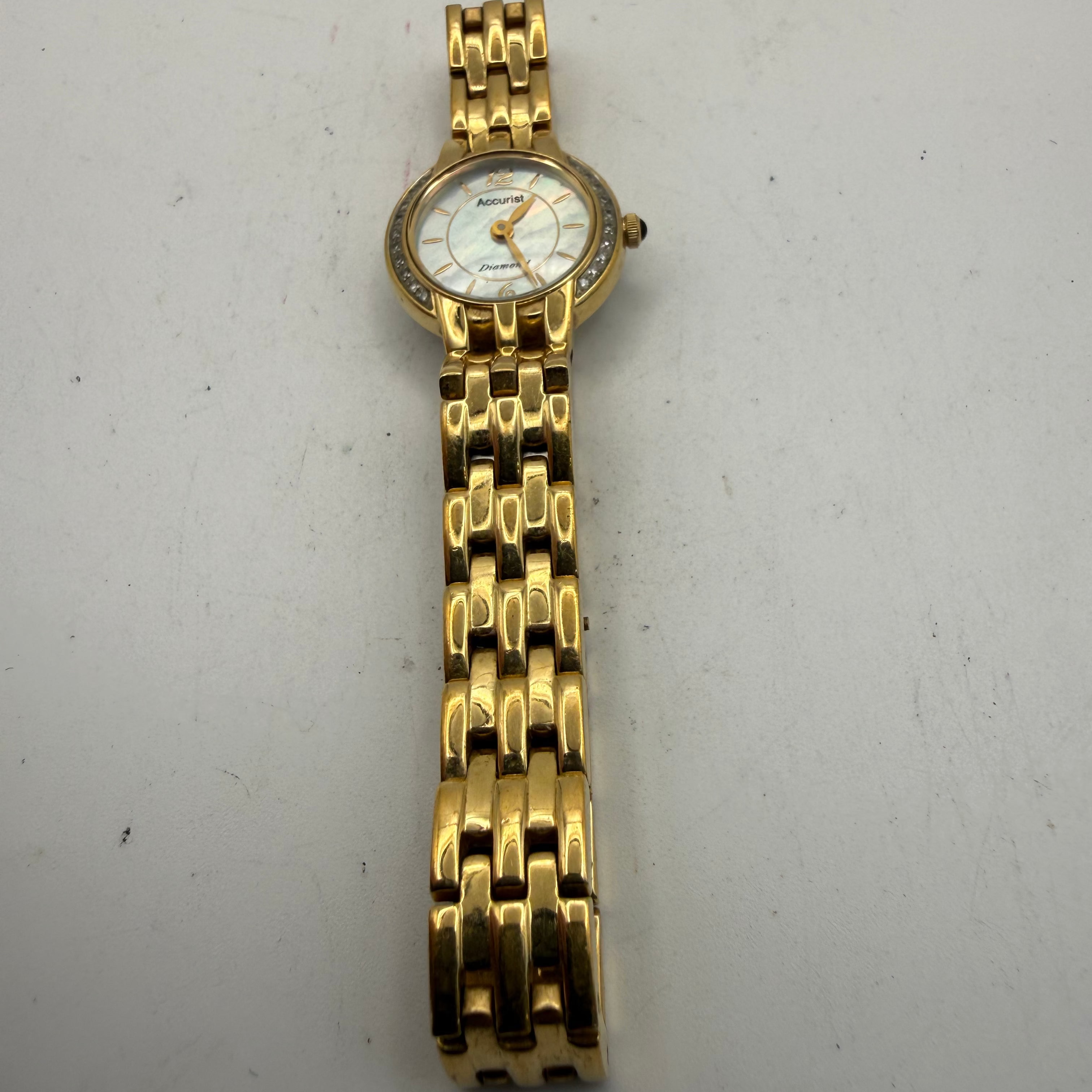 Accurist Diamond Ladies Watch (Fully Tested and Working)- £20.00