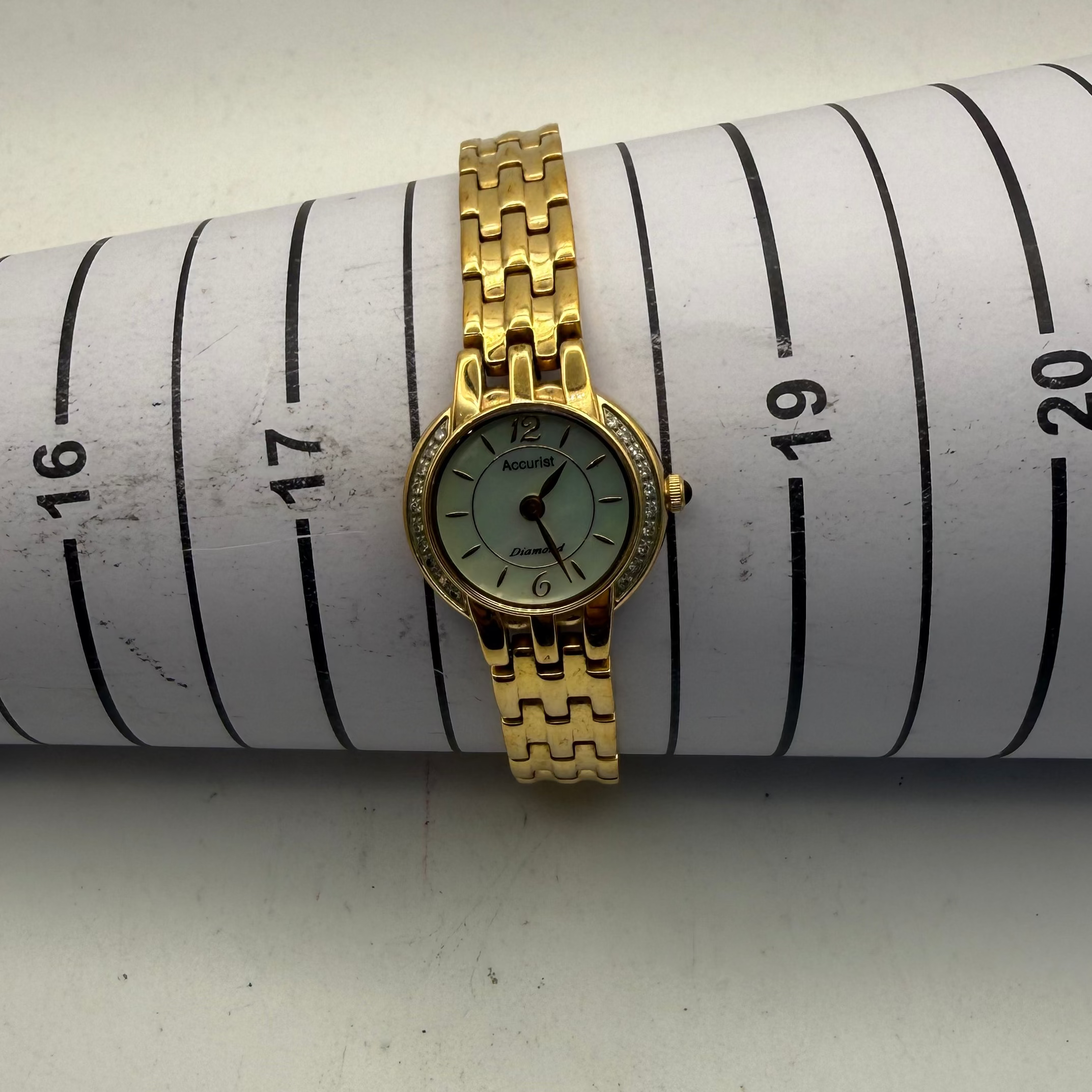 Accurist Diamond Ladies Watch (Fully Tested and Working)- £20.00