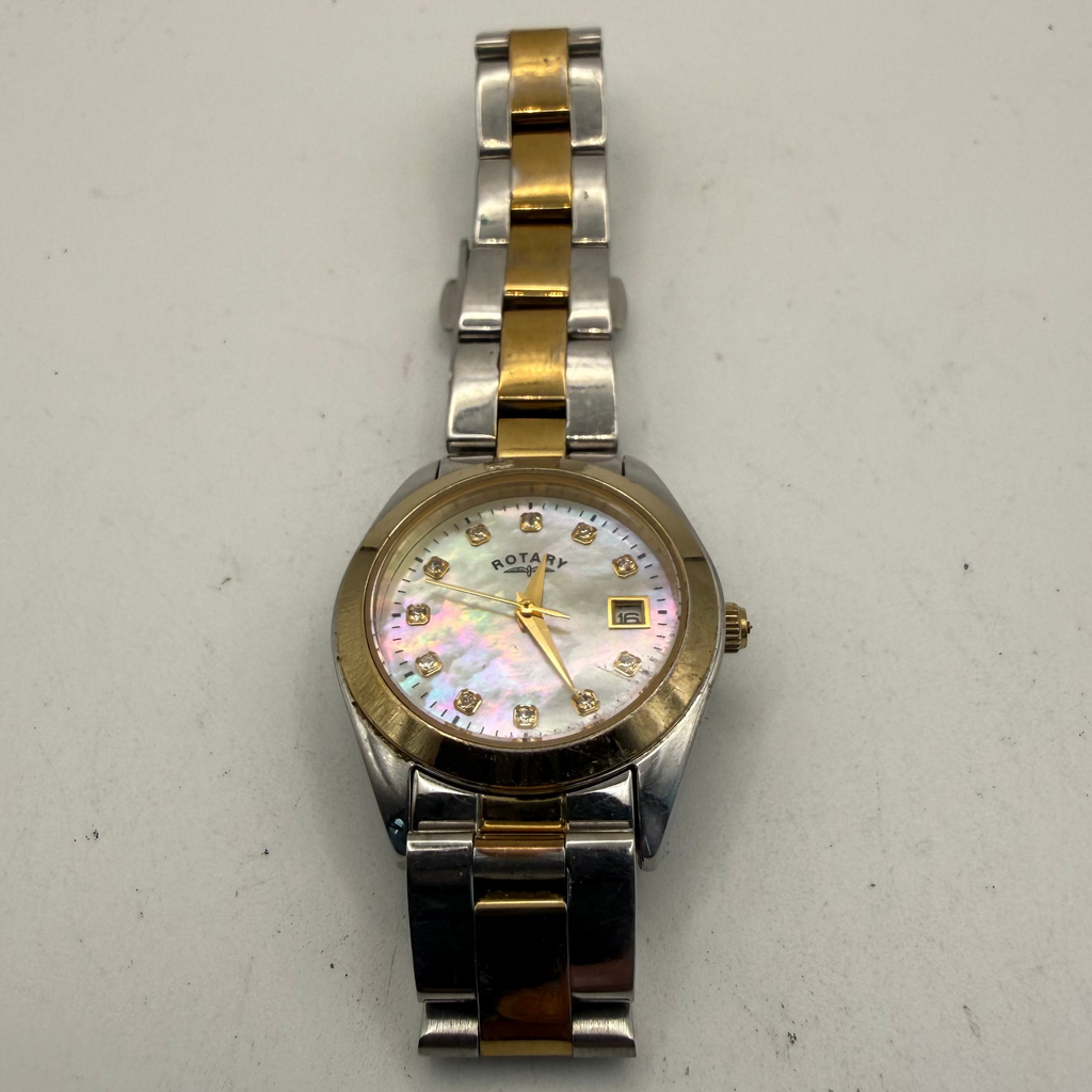 Rotary Ladies Mother of Pearl Date Watch (Fully Tested and Working)- £20.00