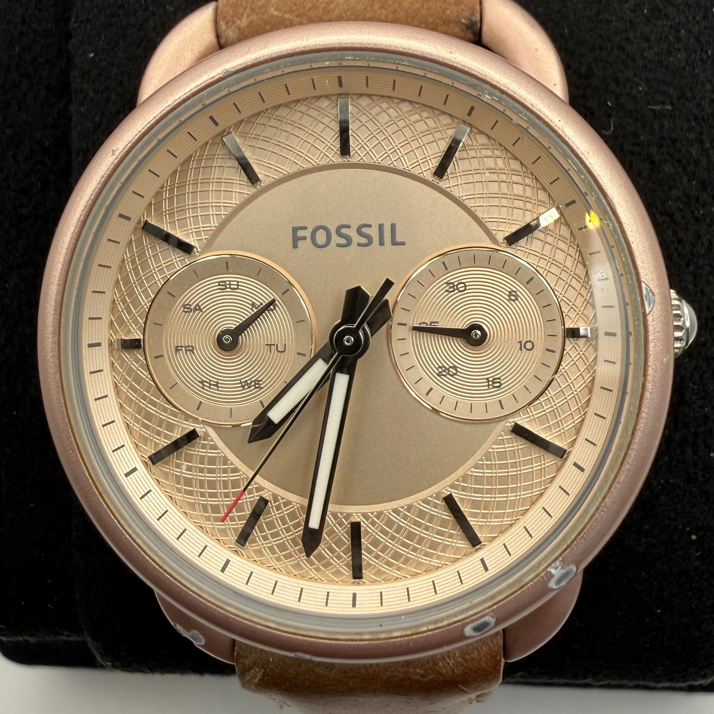 Fossil Multifunction Rose Gold Tone Watch (Fully Tested and Working- £20.00