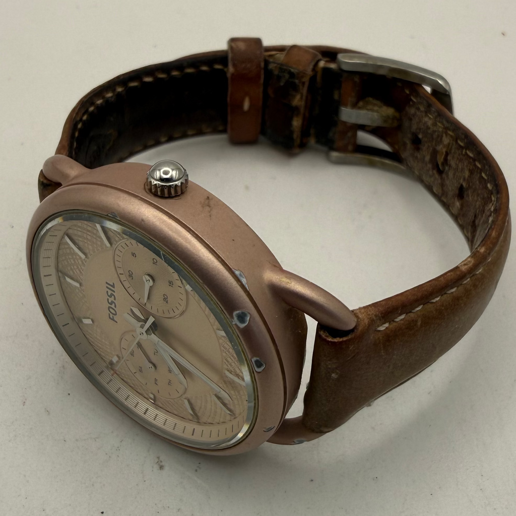 Fossil Multifunction Rose Gold Tone Watch (Fully Tested and Working- £20.00