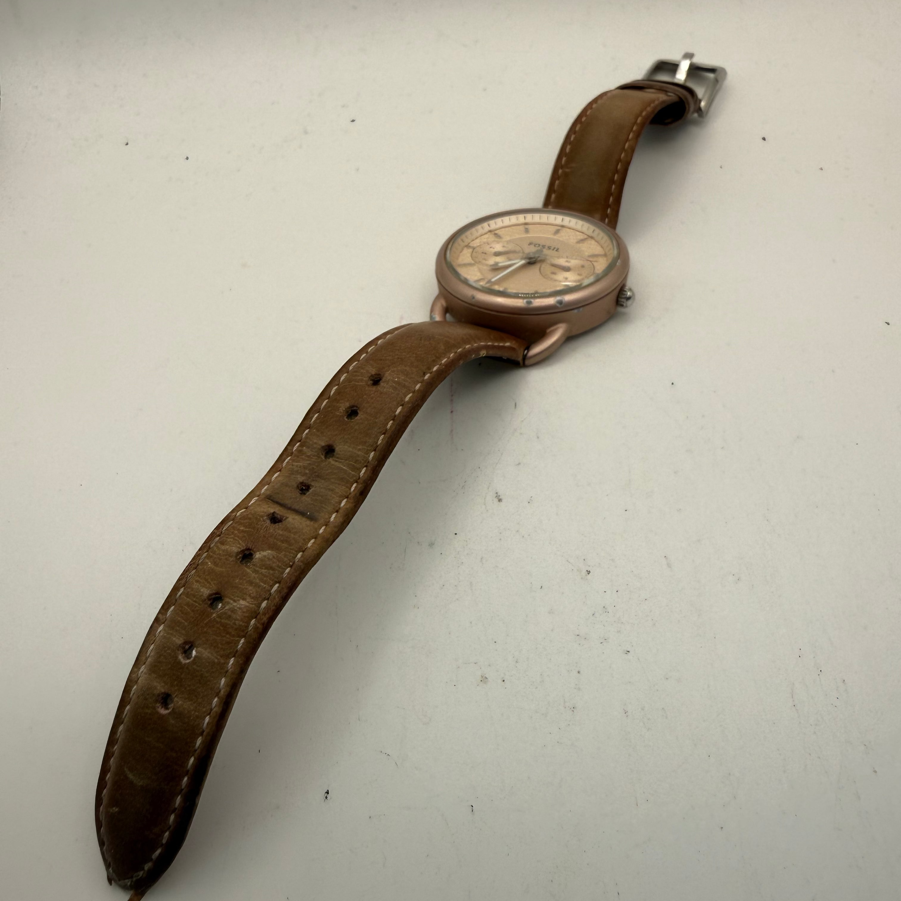 Fossil Multifunction Rose Gold Tone Watch (Fully Tested and Working- £20.00